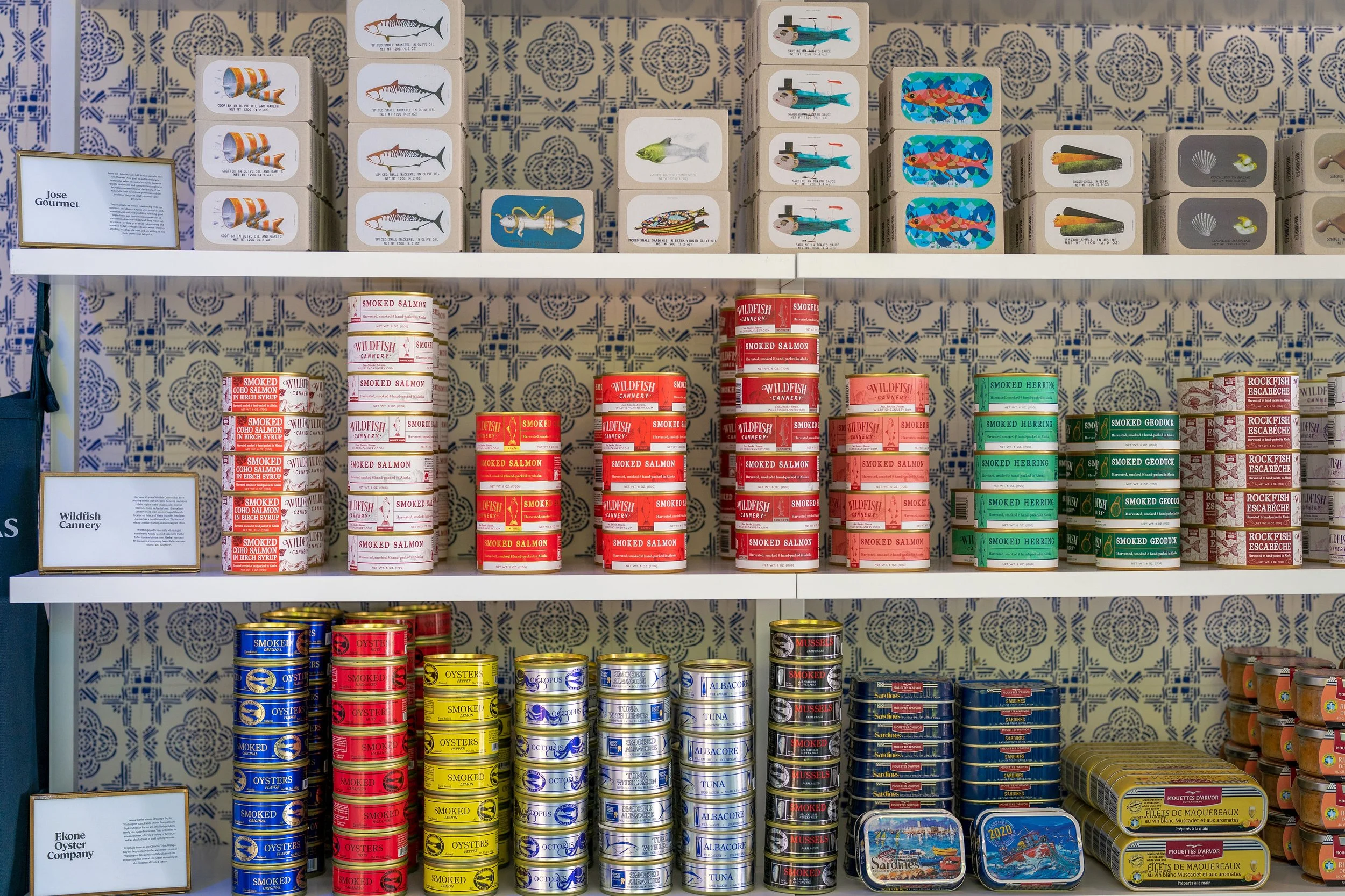 Bottarga/Mojama/Fish cans at the LOLA house in Calistoga