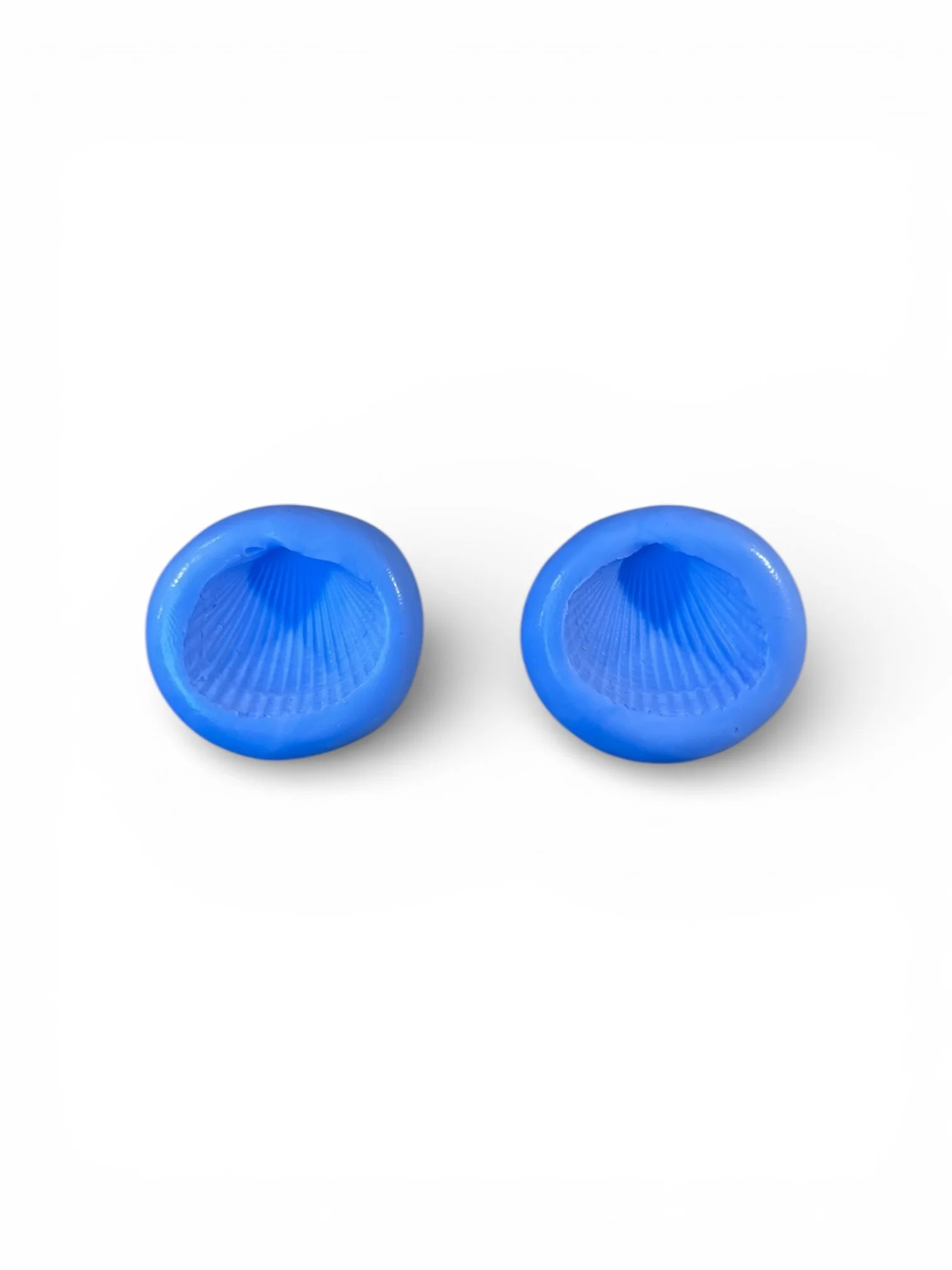 Pair of Cockle Shell Silicone Moulds