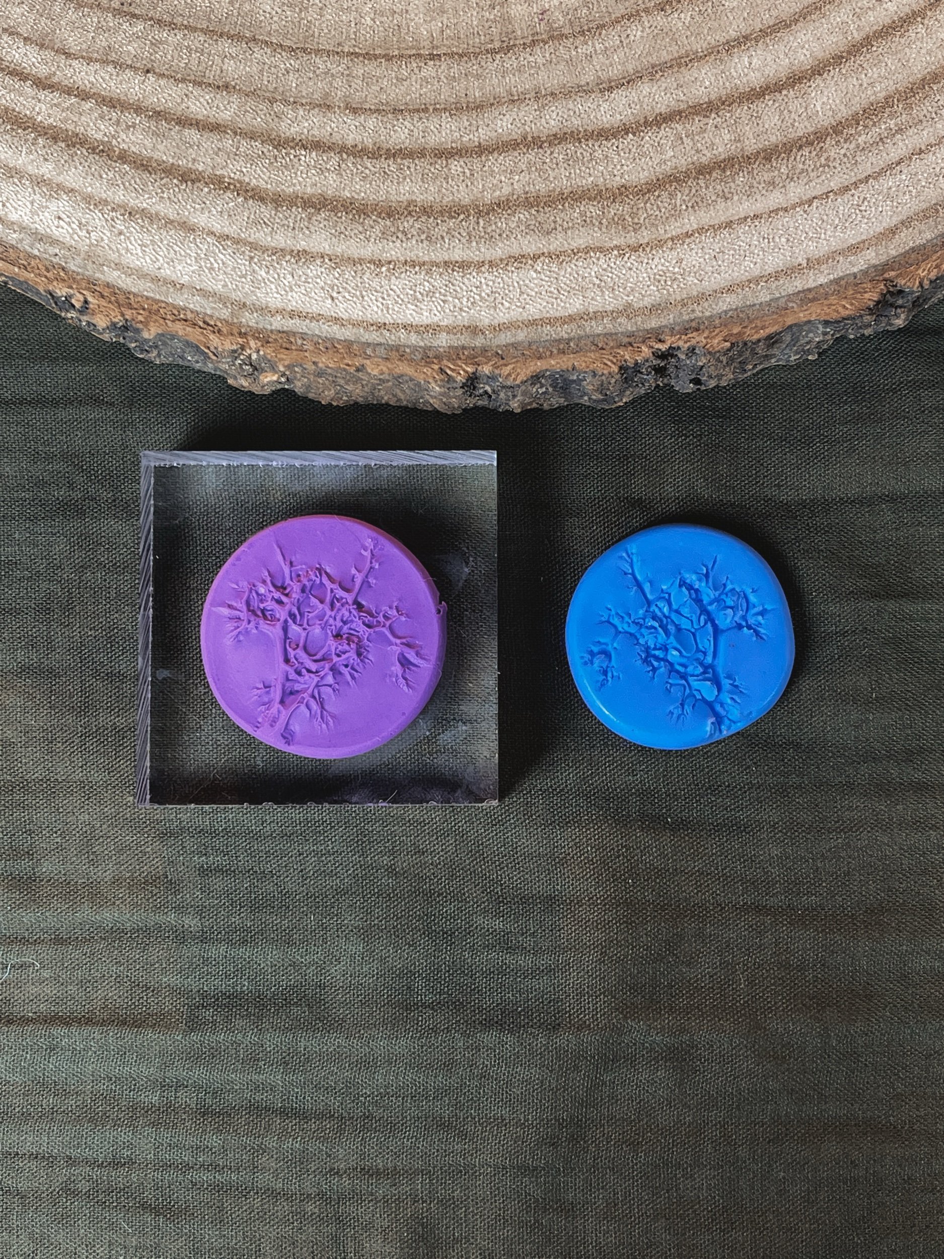 roots system silicone mould for silver clay.jpeg