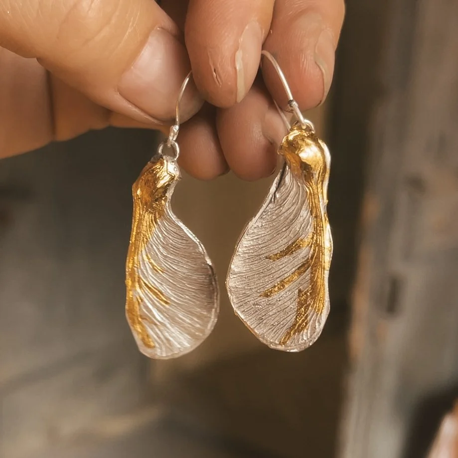 Keum Boo Sycamore Earrings by Kate H.