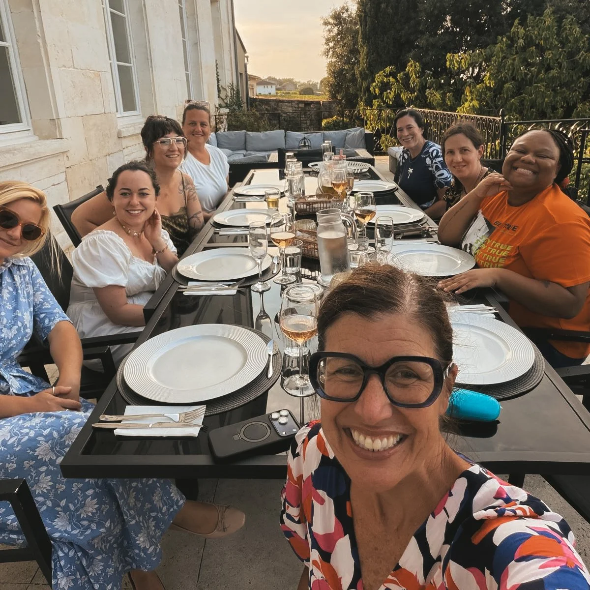 Balmy al fresco suppers together