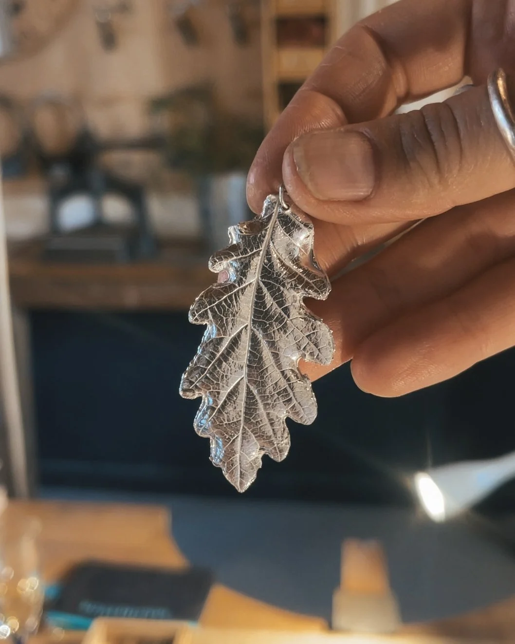 Oak Leaf Necklace by Dinah G.