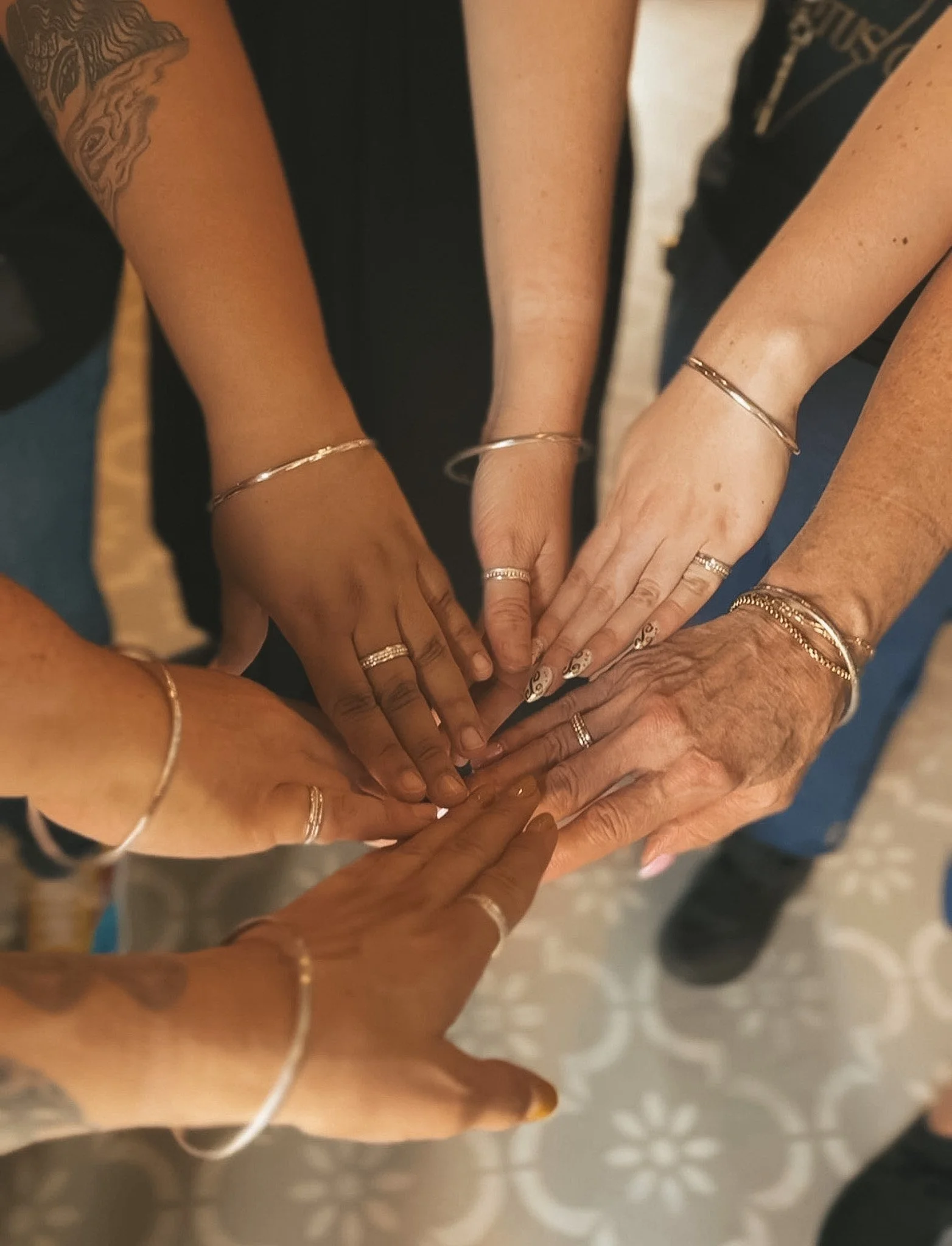Stacking Rings &amp; Bangles made during August Foundation Week