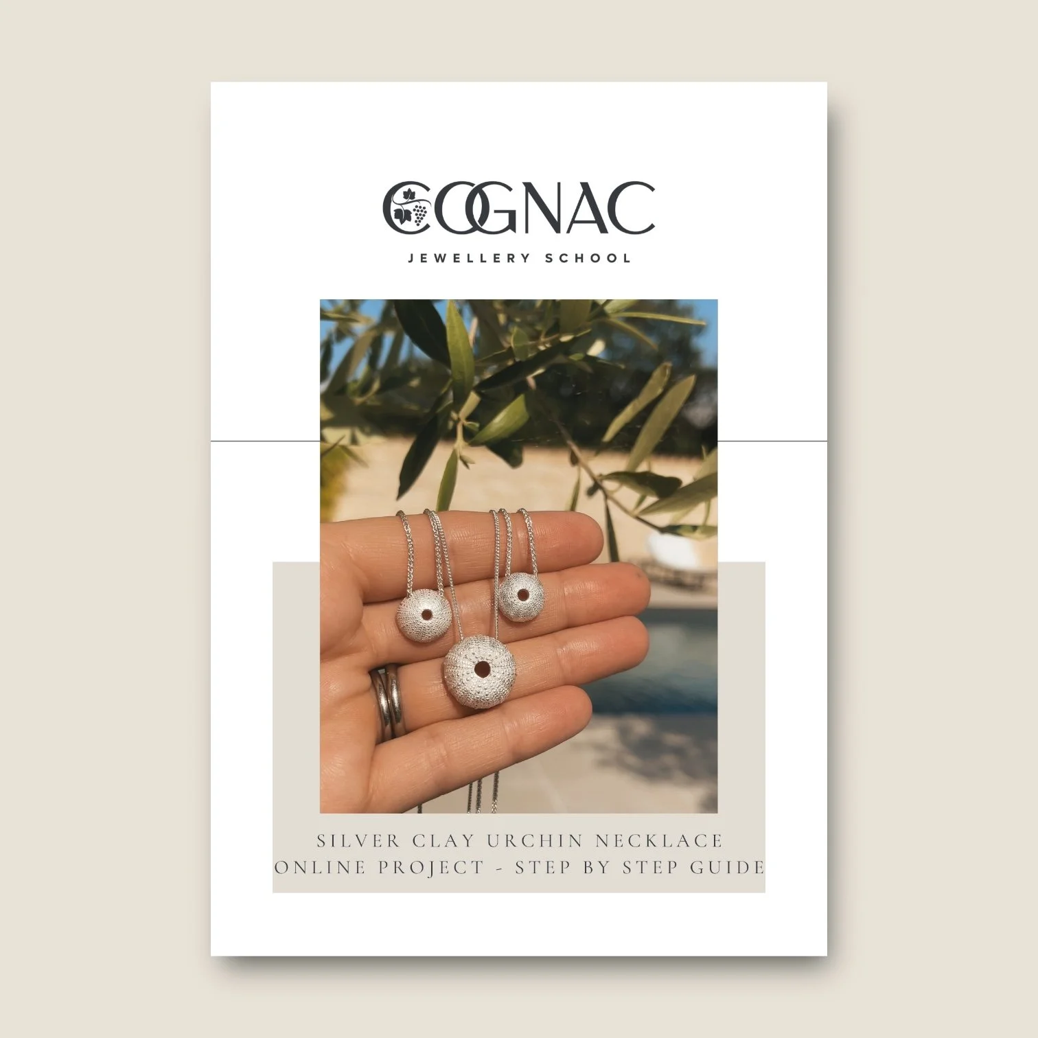 Silver Clay Urchin Necklace Project | PDF Project Download