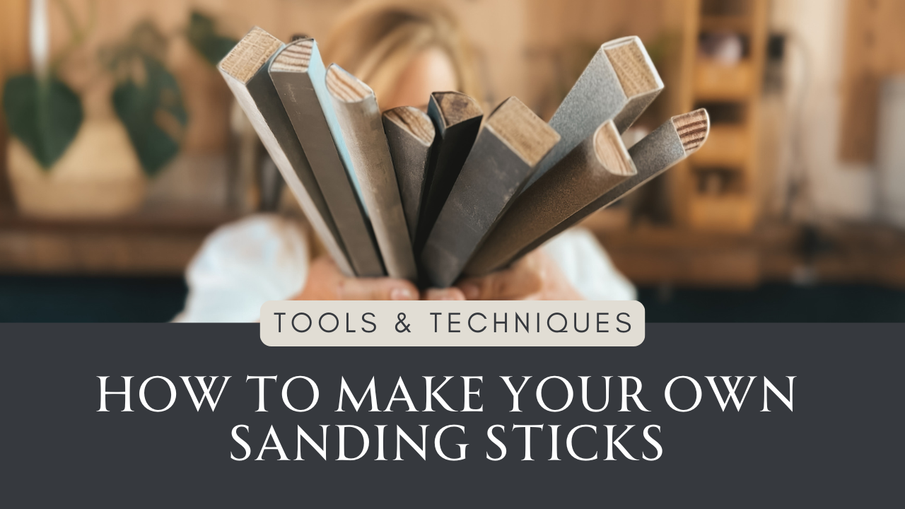 Bonus video: How to make your own sanding sticks