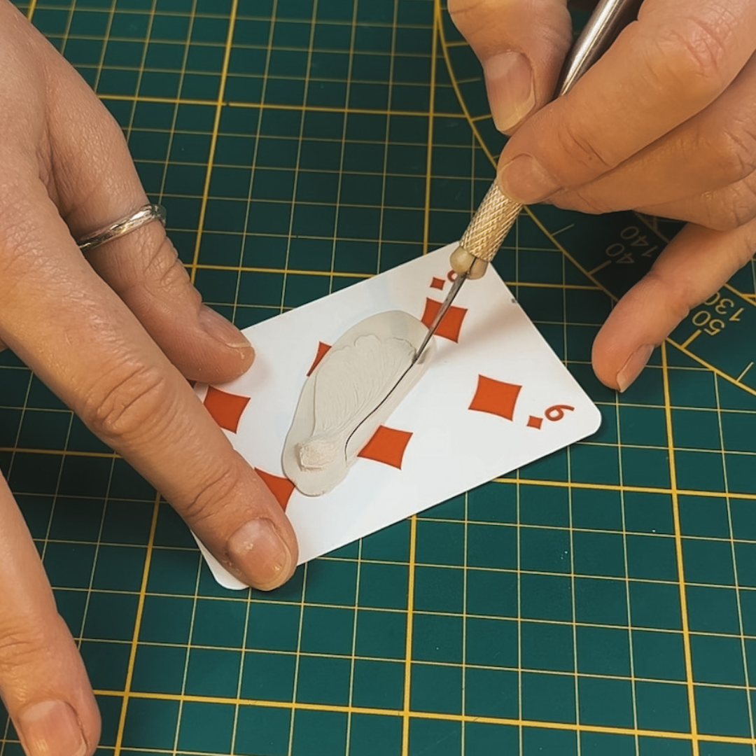 Perfect the shape before firing