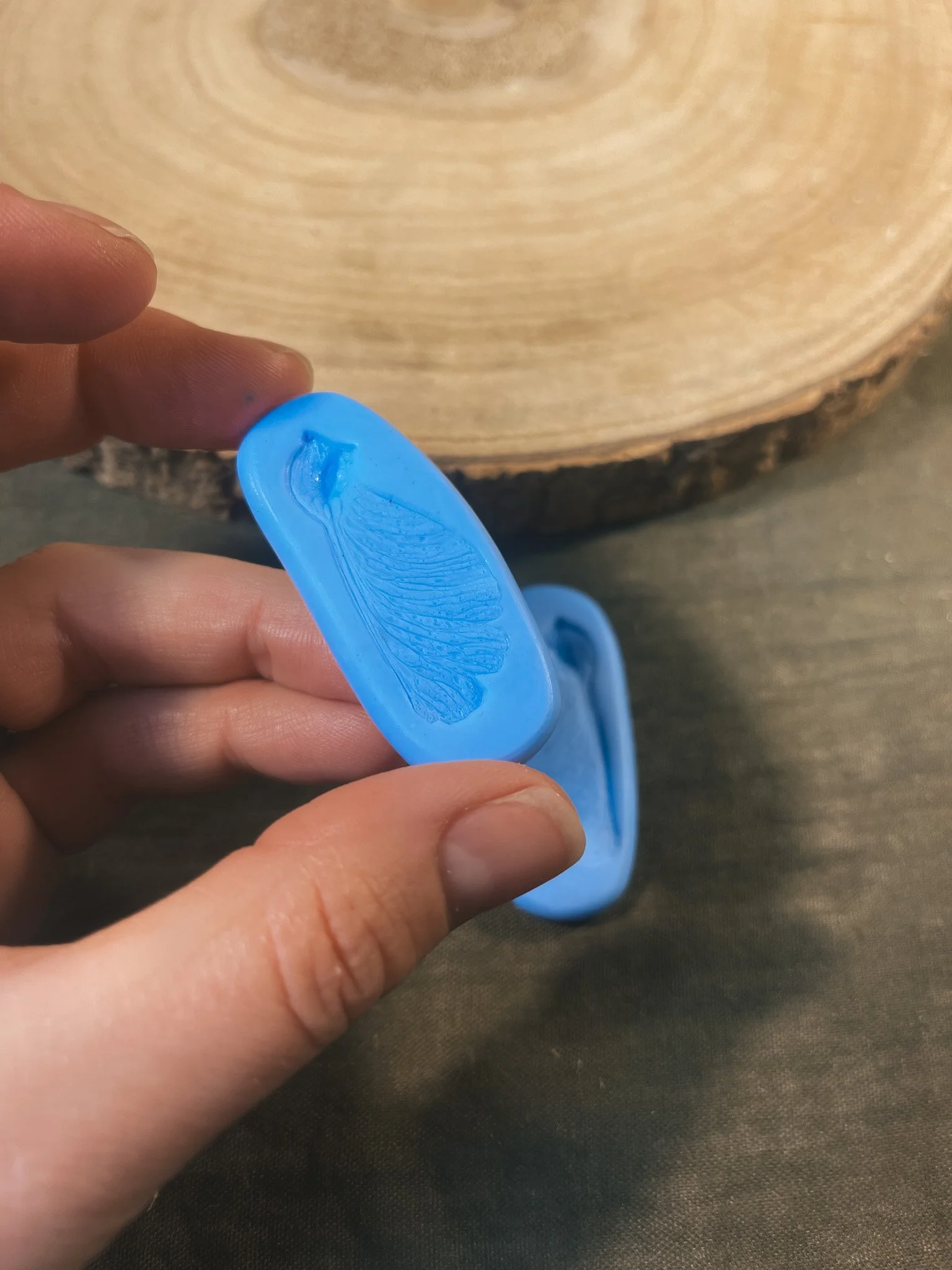 Pair of medium sycamore silicone moulds style. .jpg