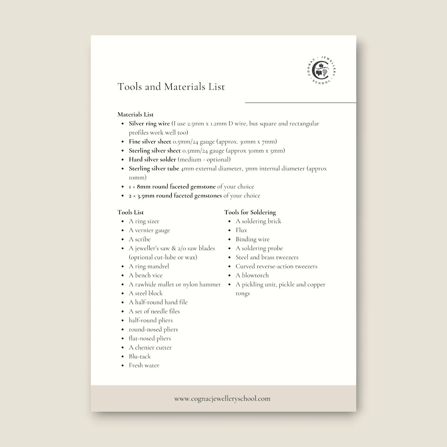 Faceted Gemstone Stacking Rings Tutorial PDF download Page 2.JPG