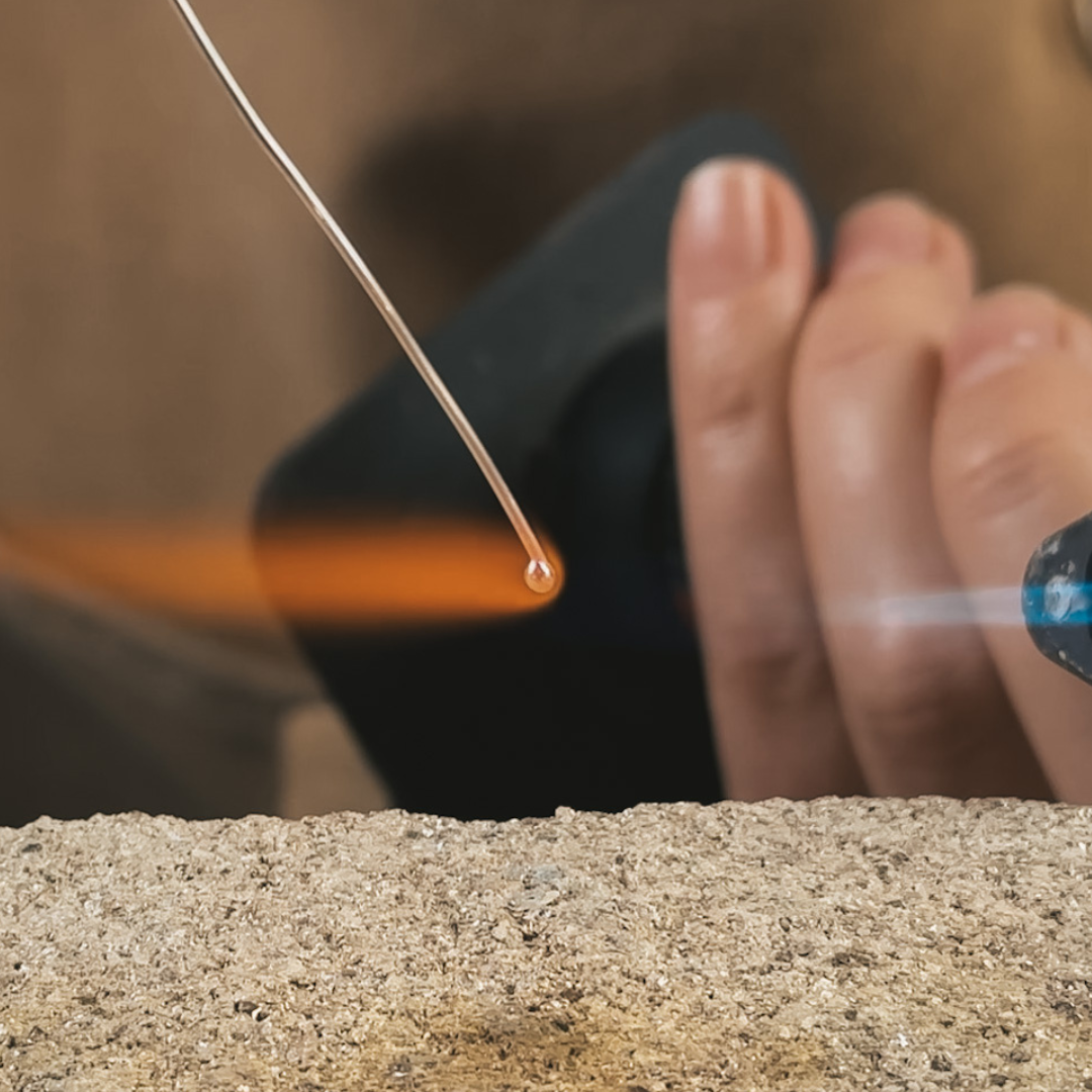 How to create granules on silver wire