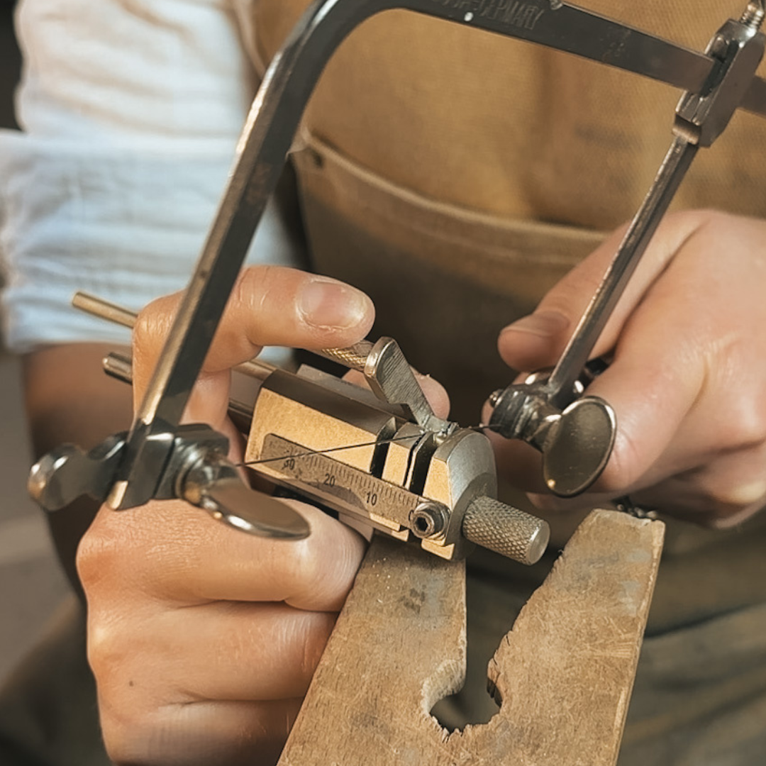 Make tube settings for small round faceted gemstones