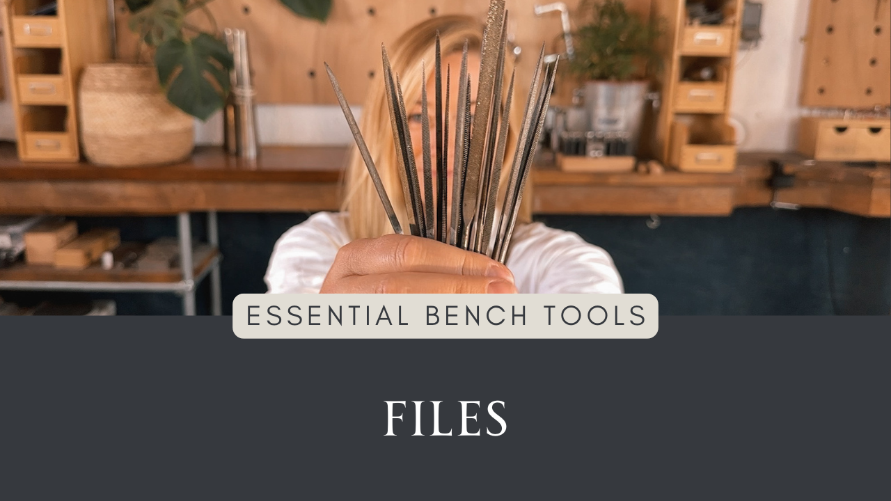 An introduction to the different types of files used in jewellery making