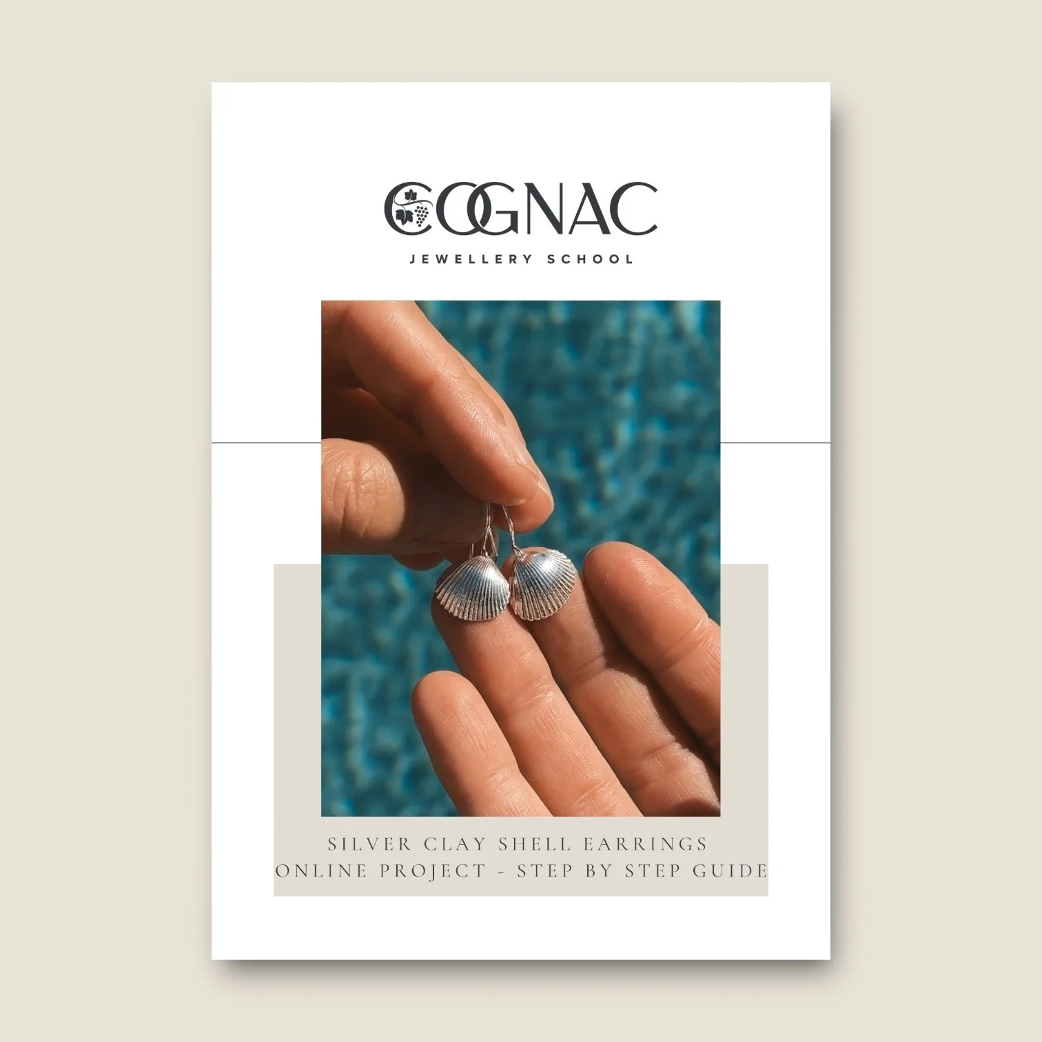 Silver Clay Shell Earrings Project | PDF Project Download