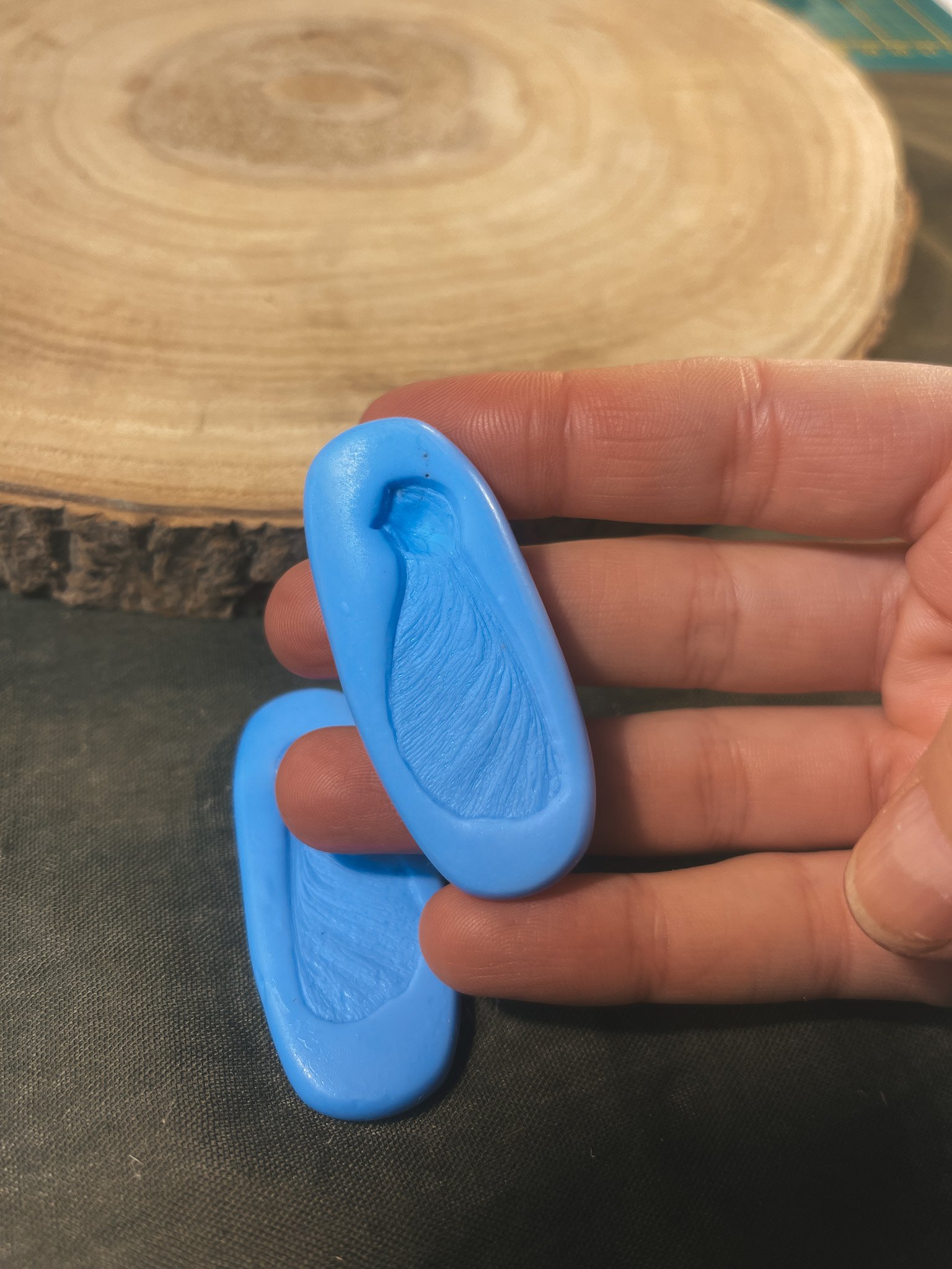 Medium Pair of Sycamore Silicone Moulds.jpg