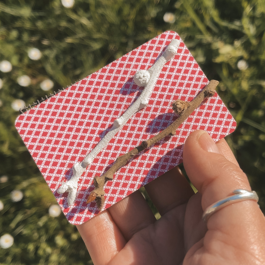 Silver Clay Twig Bar Necklace Online Course stpe 5.png