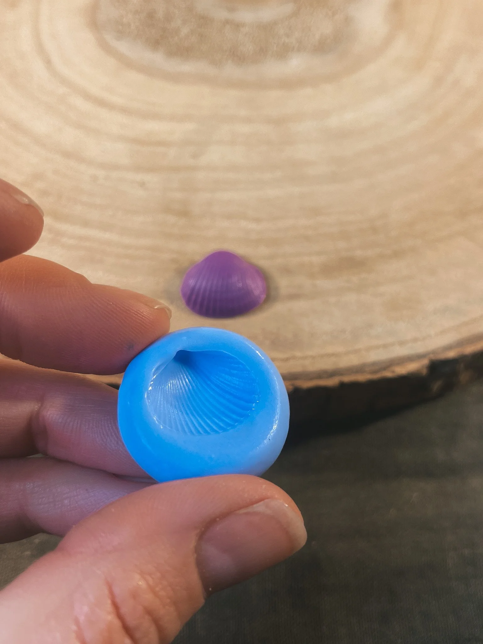 cockle shell silicone moulds for silver clay.jpg