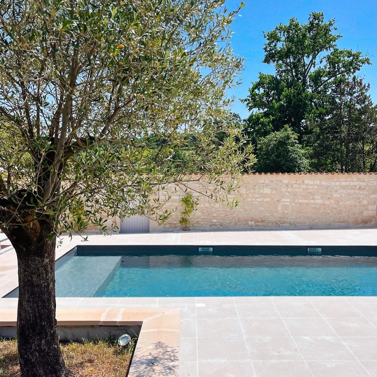 The swimming pool