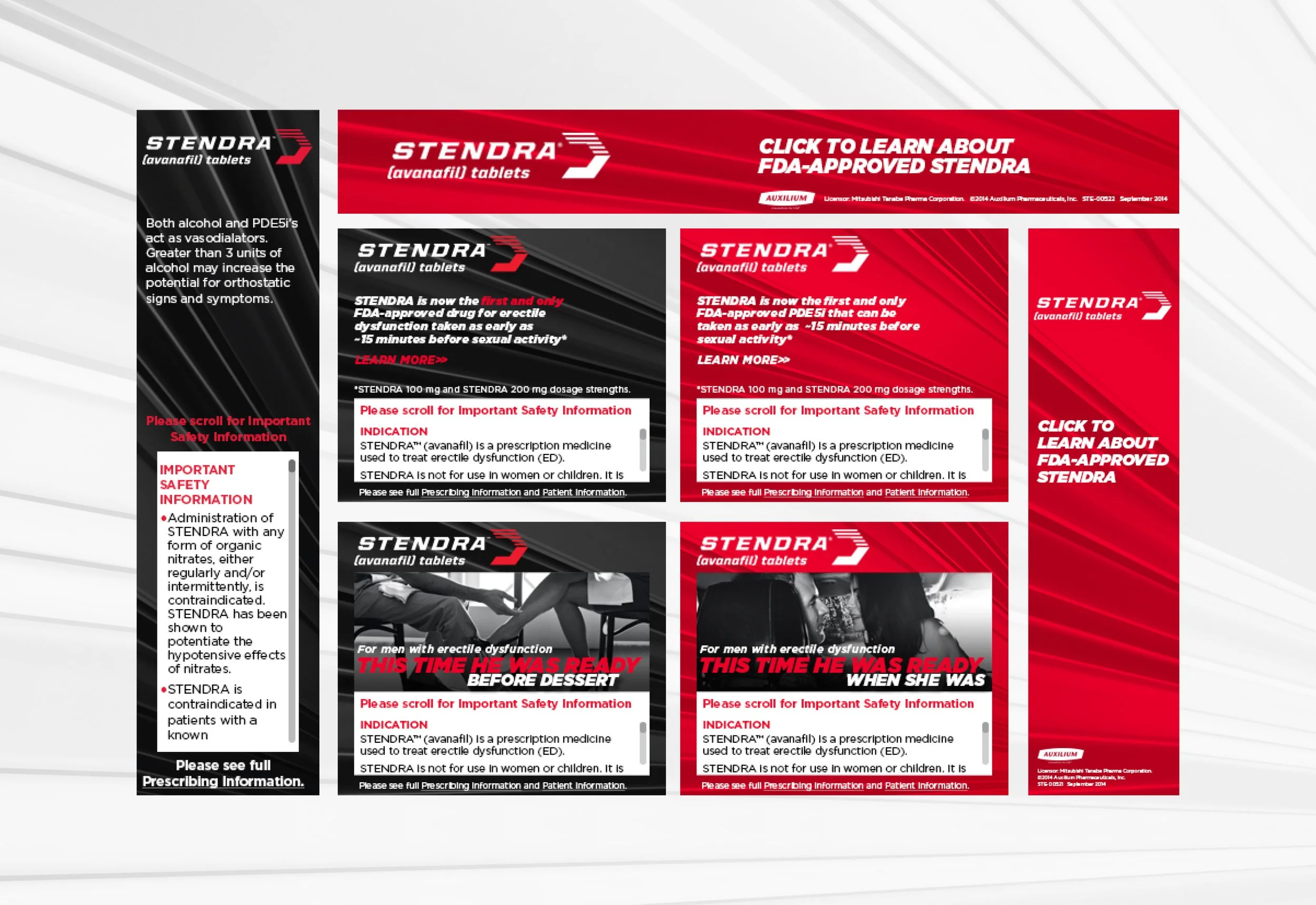 Consumer and Healthcare Professional Web Banners