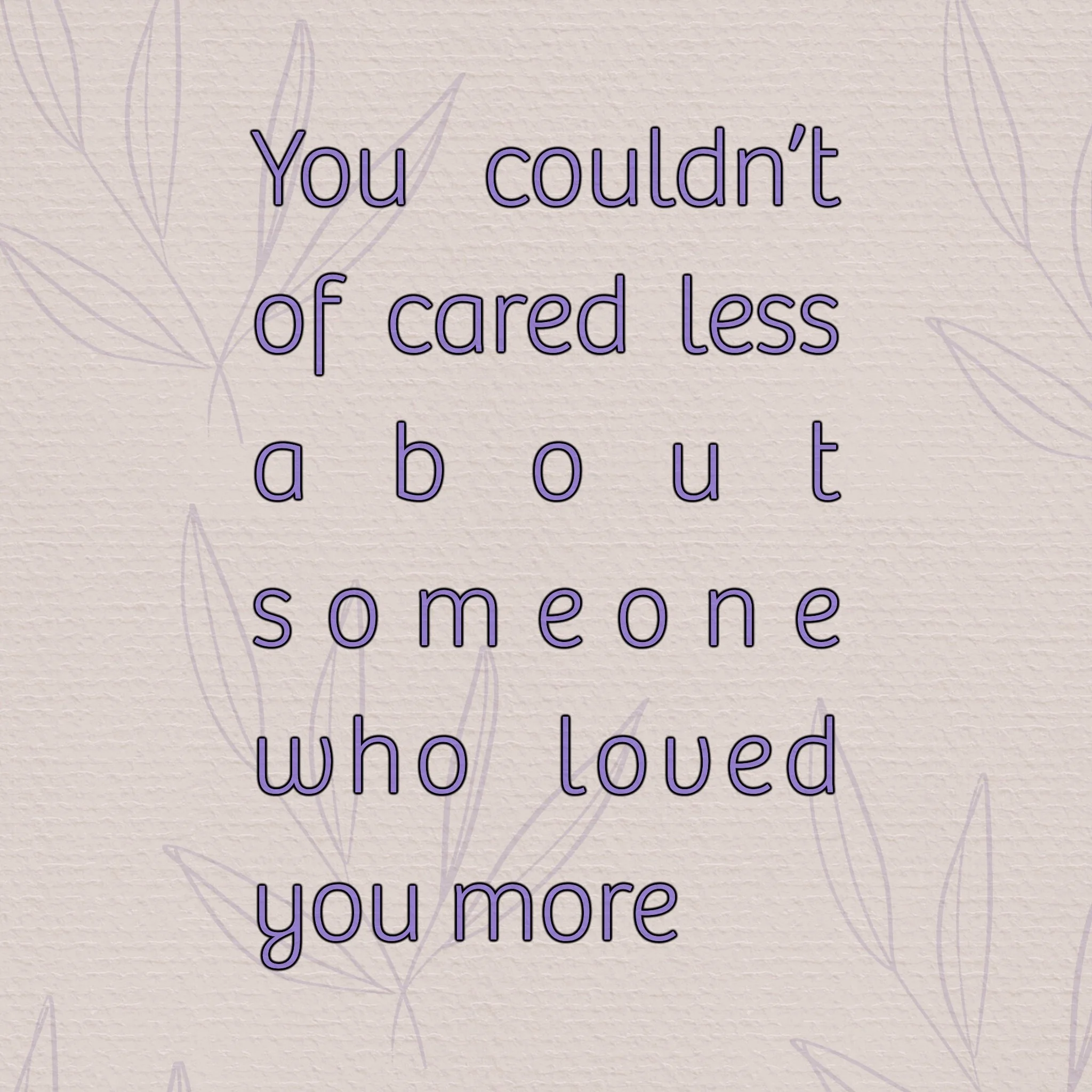 enough for u