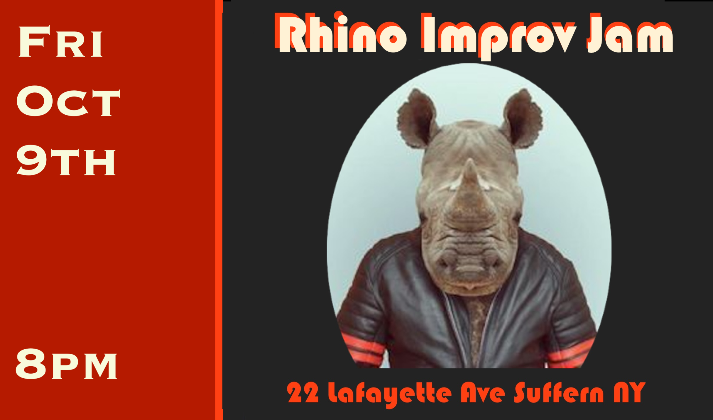 Fri Oct 9th Improv Jam 8pm