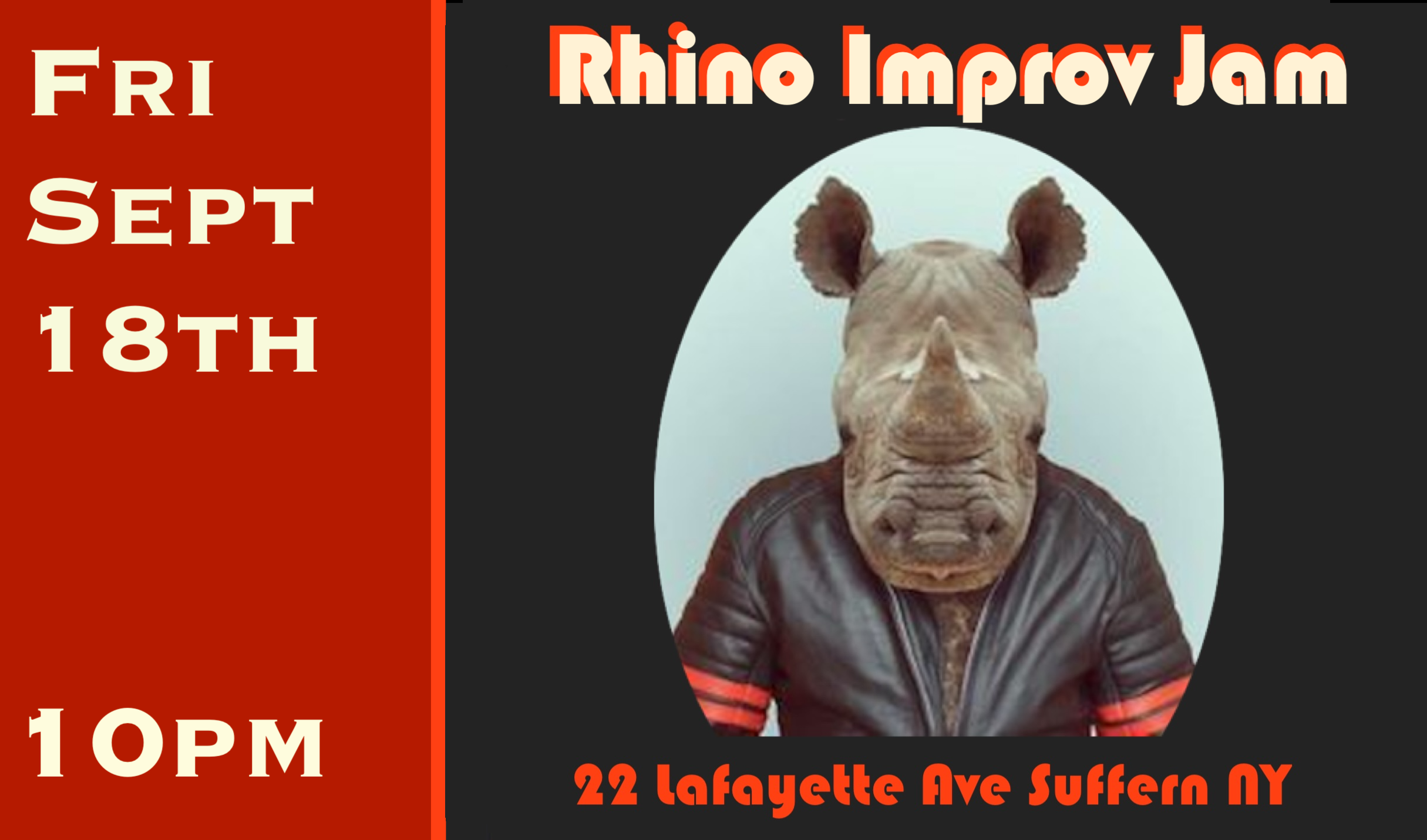 Fri Sept 18th Post-Show Improv Jam 10pm