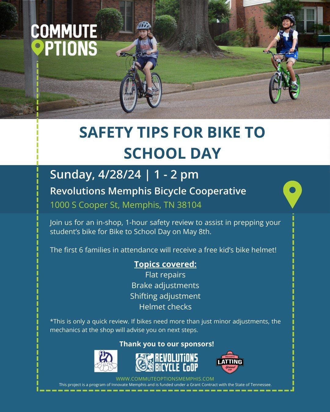 Prepare your kids for National Bike and Roll to school day with a safety tip workshop! 🚲