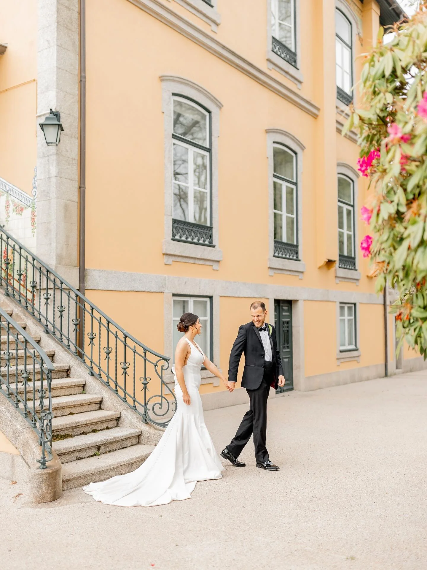 I keep remembering that there is so much from Portugal that hasn&rsquo;t been shared! Time with these two was so special!

Photographer/Design : @emilyholmesweddings
Venue : Boeira Garden @boeiragardenhotelporto 
Gown: @mirandamariebridal
Tux: @ameri
