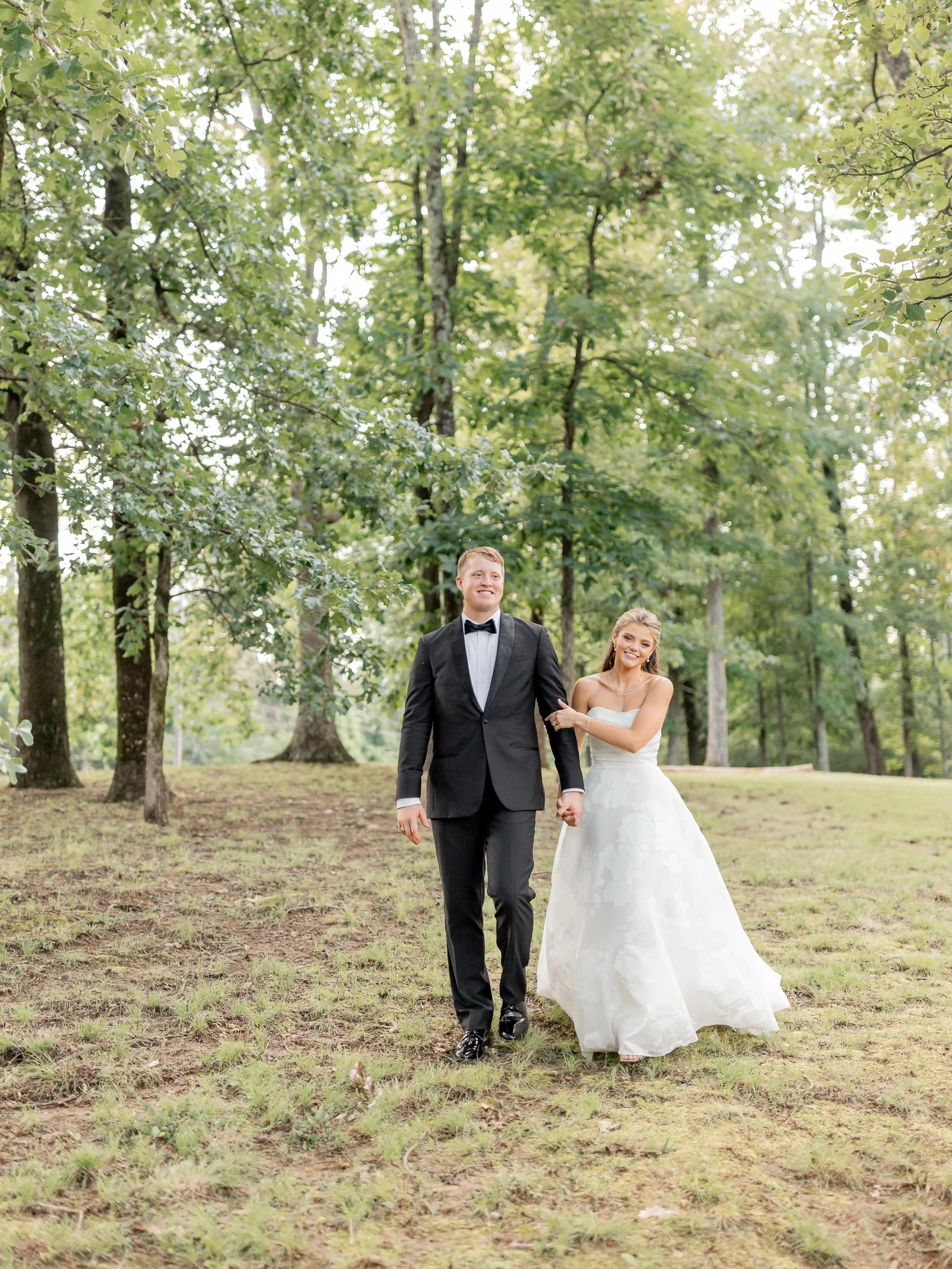 Summer greens, a classic tux, a beautiful bride and a little moment snuck away from the reception! Excited for more of this in the coming weeks!