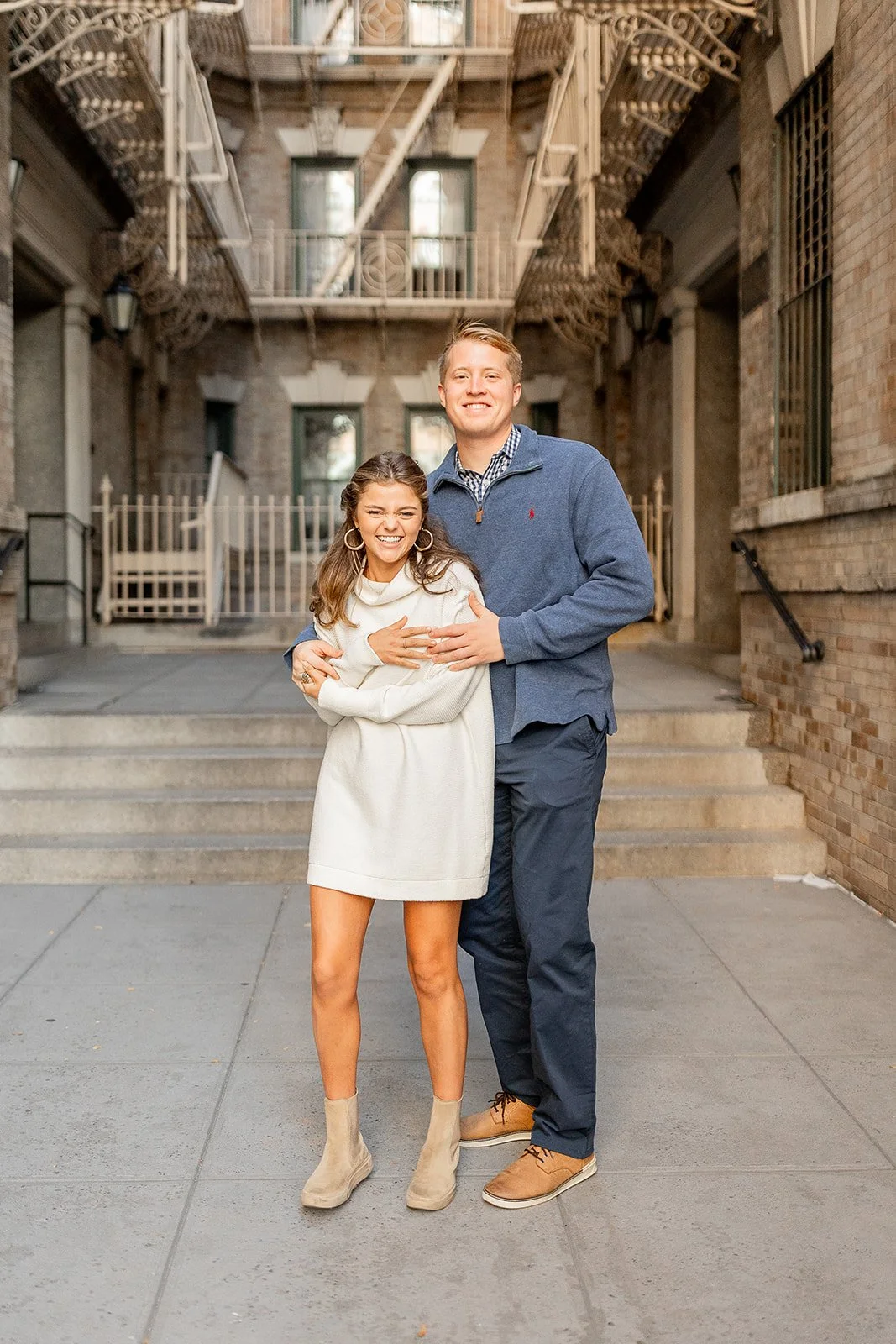 Ben &amp; Celie | New York City Fall Engagement Session