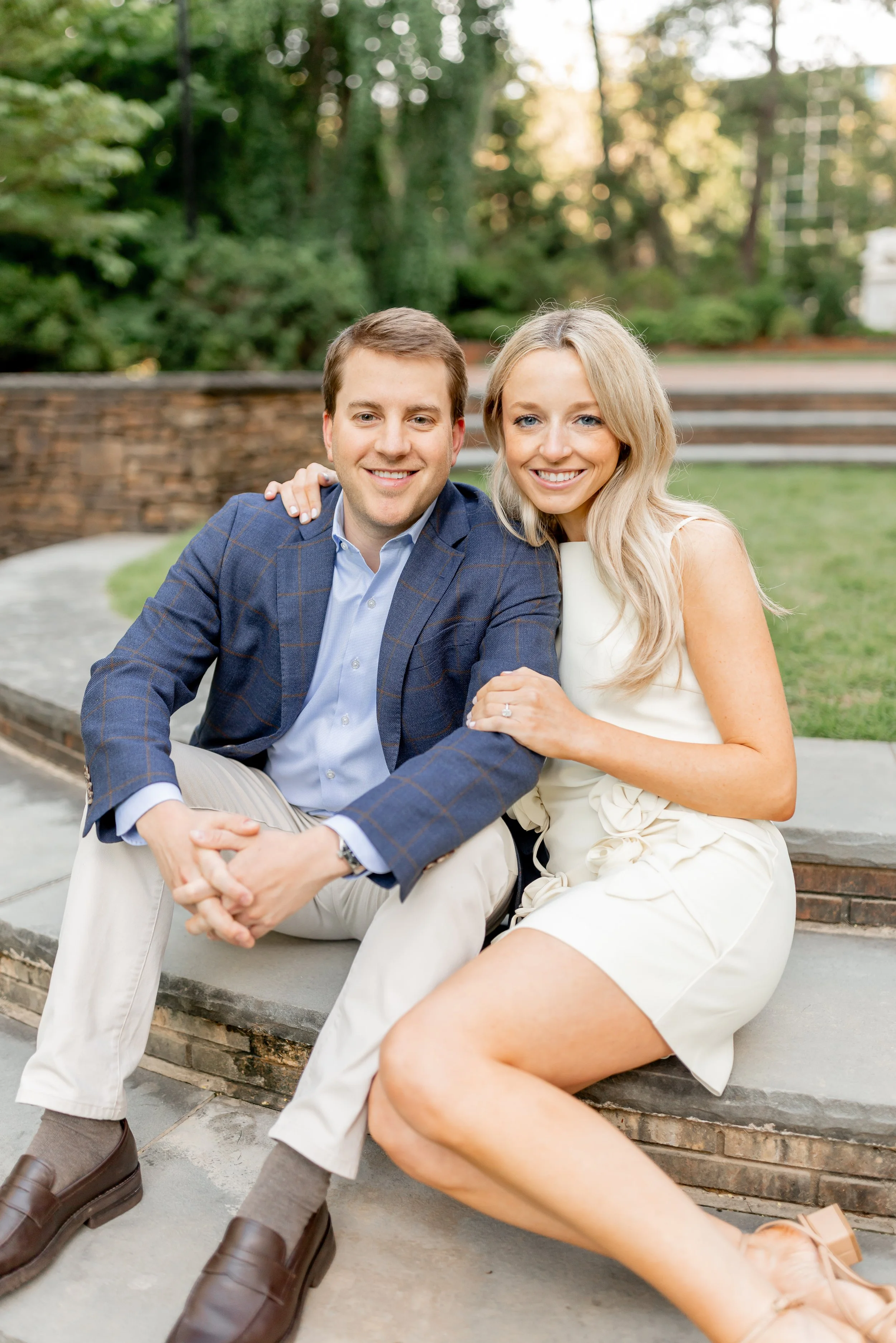 Liz and Michael | A Garden Engagement Session at the Dixon