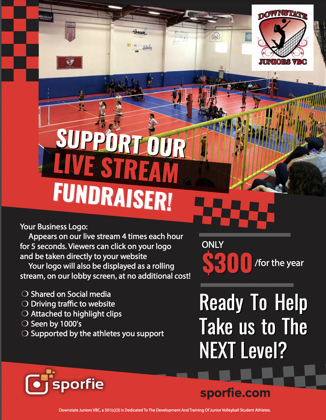 Live Stream Fundraiser! — Downstate Juniors Volleyball