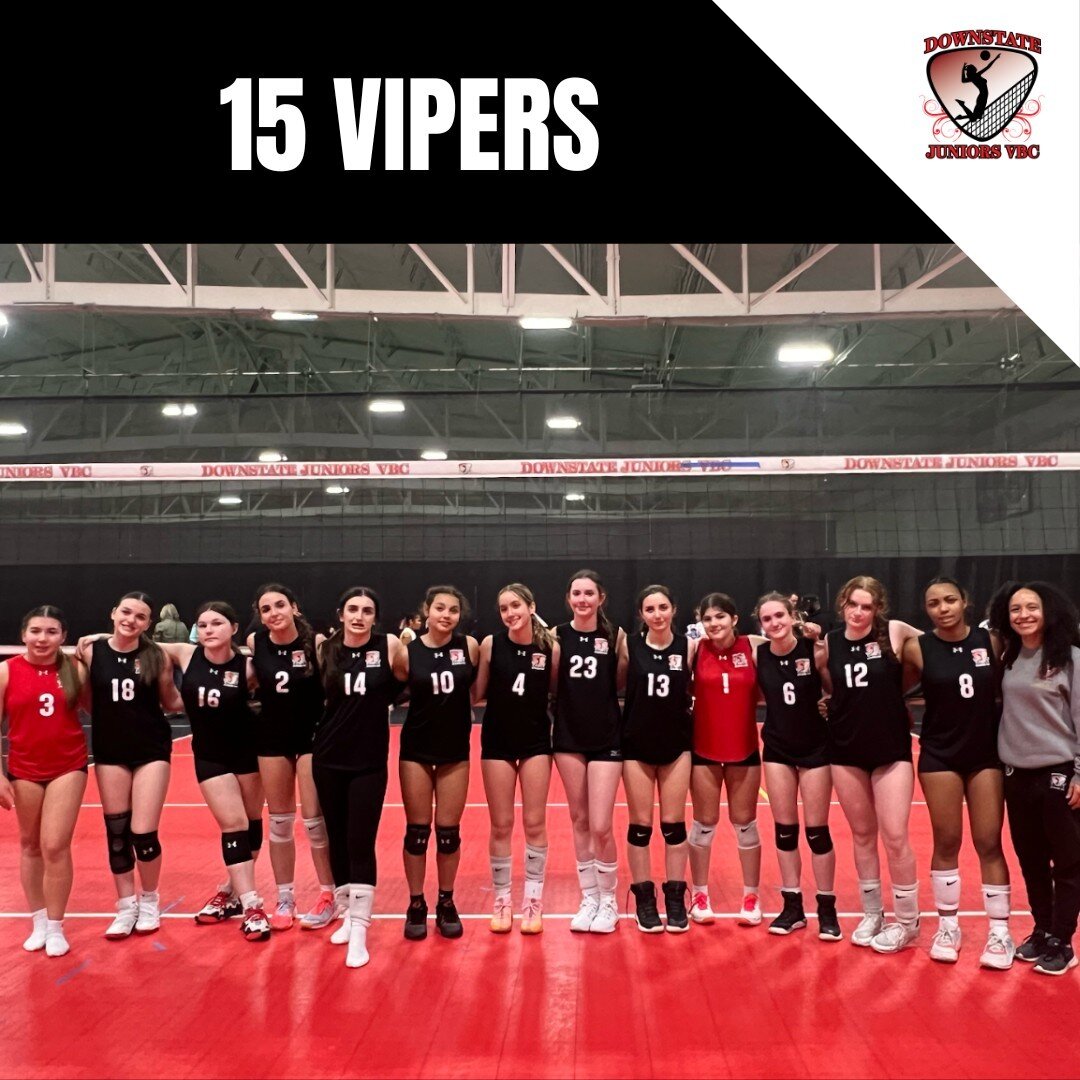 Congratulations to Downstate 15 Vipers on their 2nd place win this past weekend! ⁠
⁠
Such an outstanding performance from the entire team! ⁠