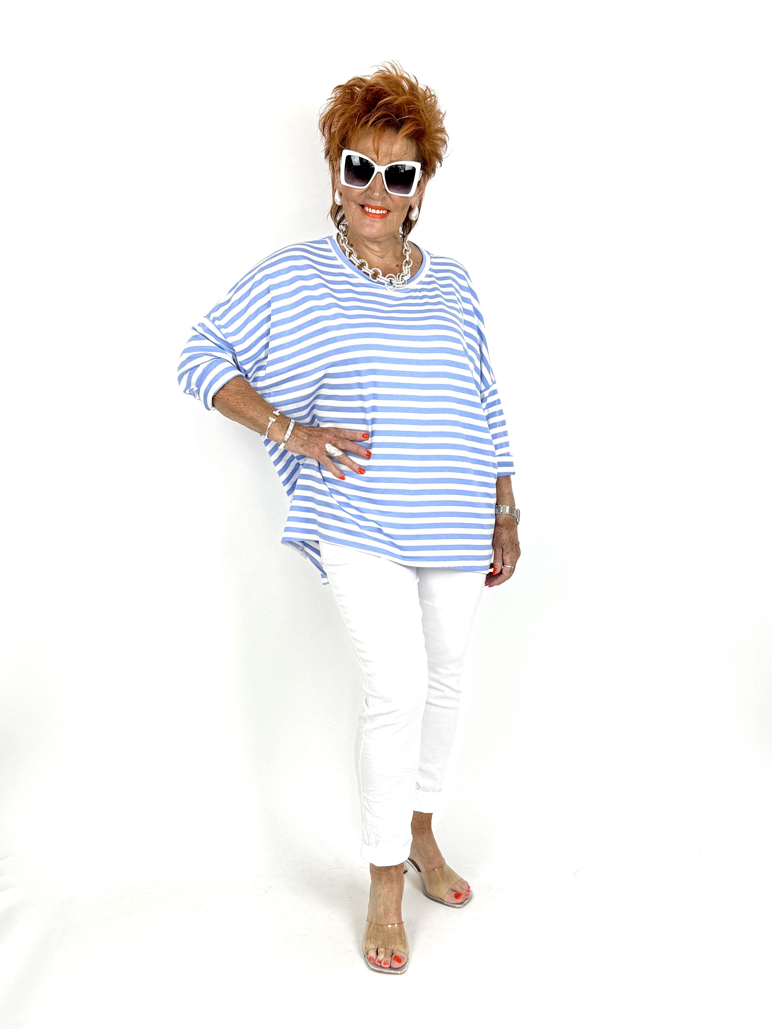 TARA Striped Sweatshirt