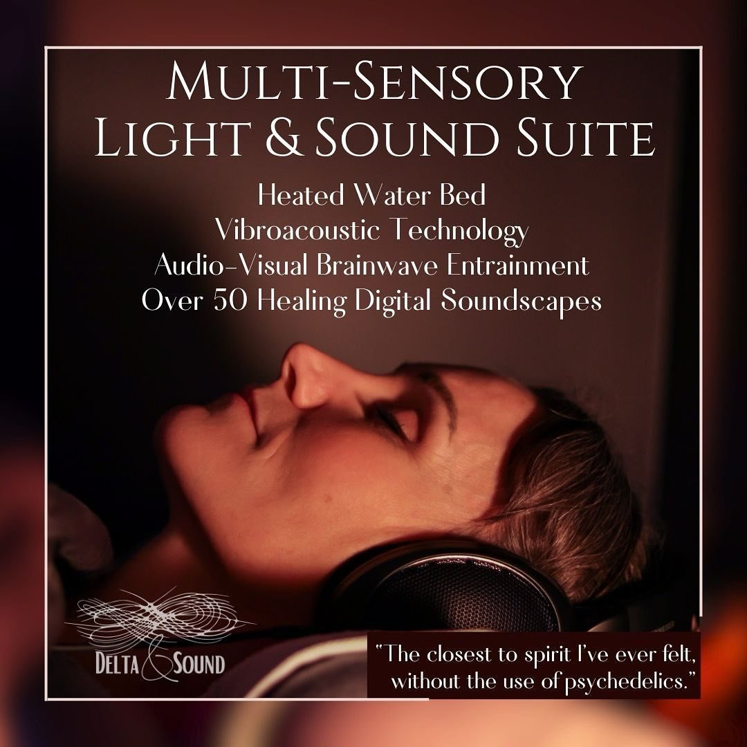 &ldquo;I had my first 60-minute experience in the Multi-Sensory Light &amp; Sound Suite at Delta &amp; Sound. I chose a journey from the menu that was more &lsquo;out of body&rsquo;. I was not disappointed! 

After settling in, I could feel myself tr