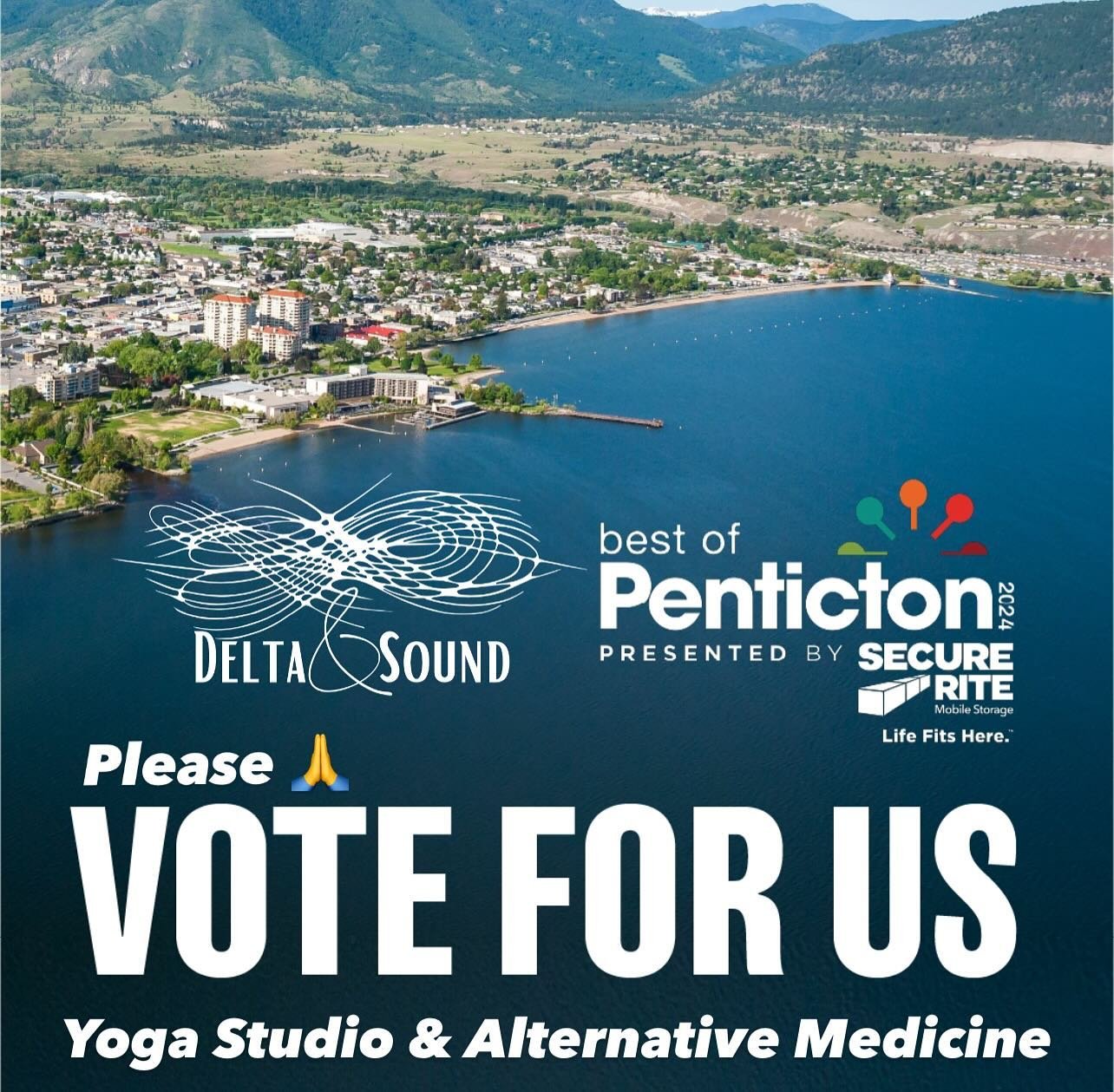 From the bottom of my heart, I'm so honored to be nominated in two categories this year! 

Your vote makes all the difference helping us spread the word about our unique and so so special community of Delta &amp; Sound. 

&hearts;️

#bestofpenticton2