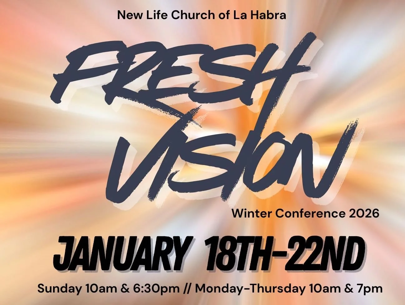 Fresh Vision Winter Conference