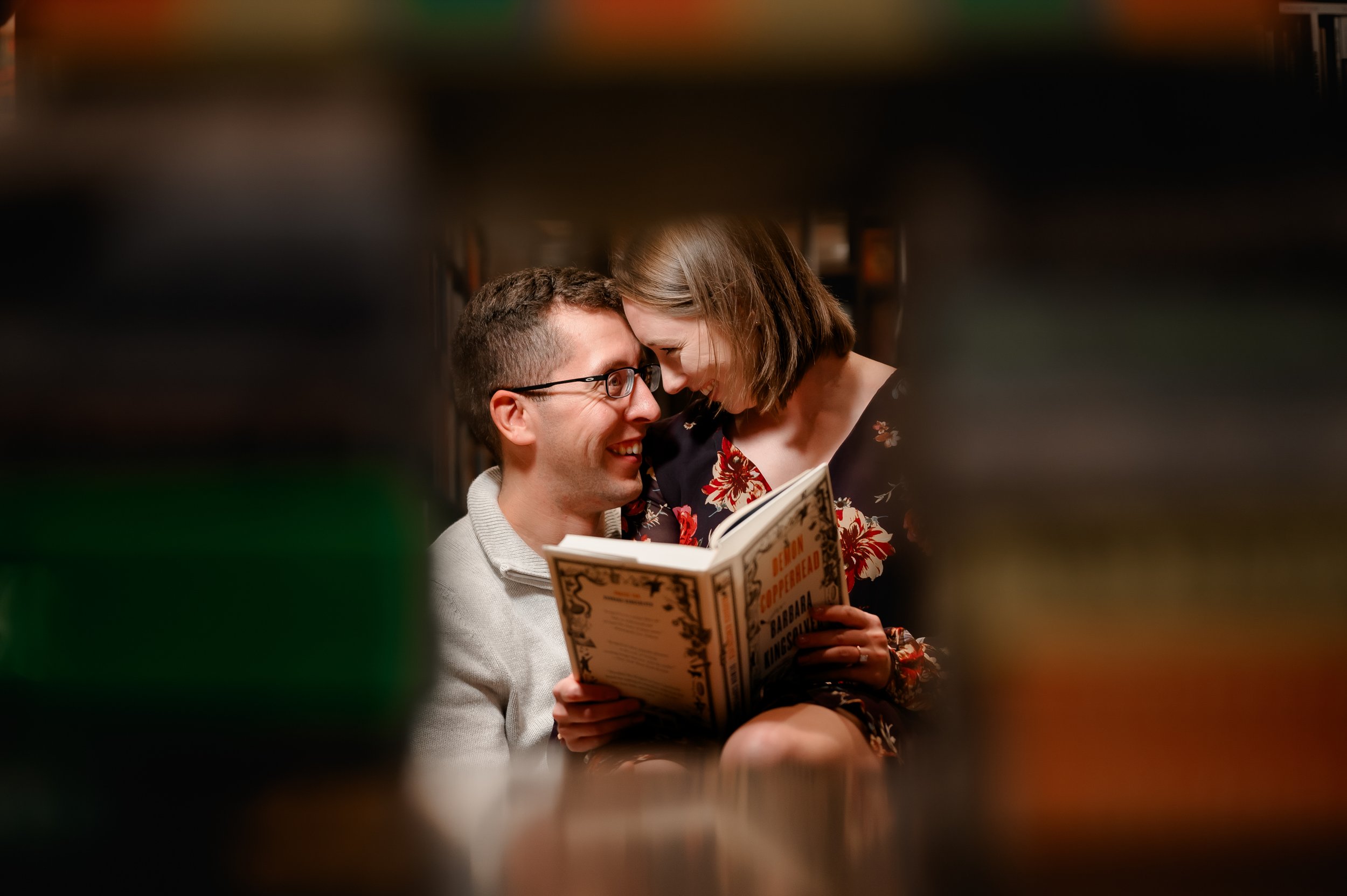 pittsburgh romantic bookstore engagement session_-12.jpg