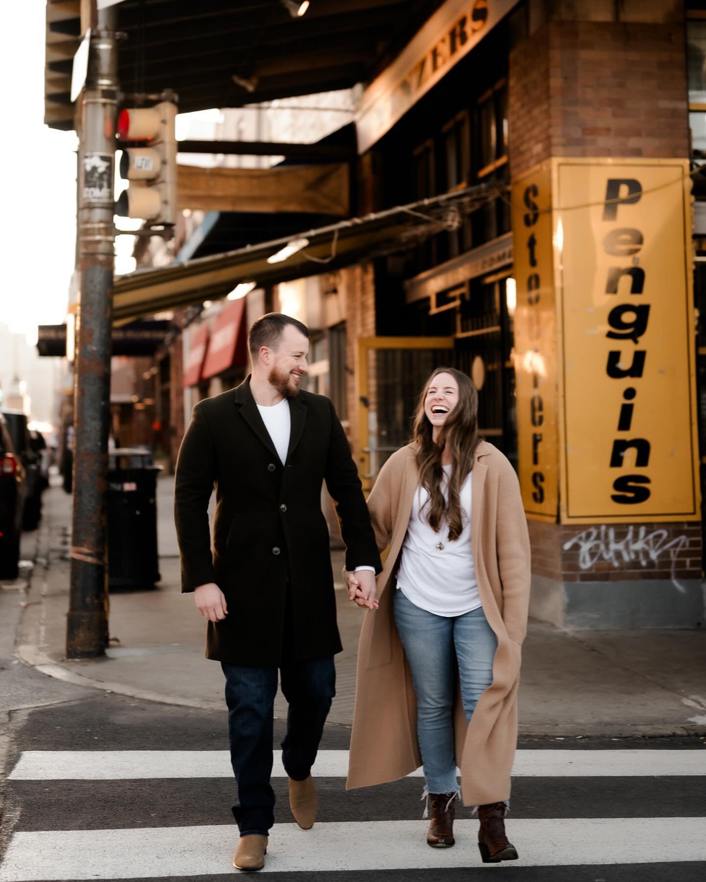 It&rsquo;s been awhile since we&rsquo;ve put an engagement session on the feed. What better one to break the cycle with other than Madison + Michaels strip district shoot. 

#Skysthelimitphotography  #pennsylvaniaweddingphotographer #pittsburghweddin