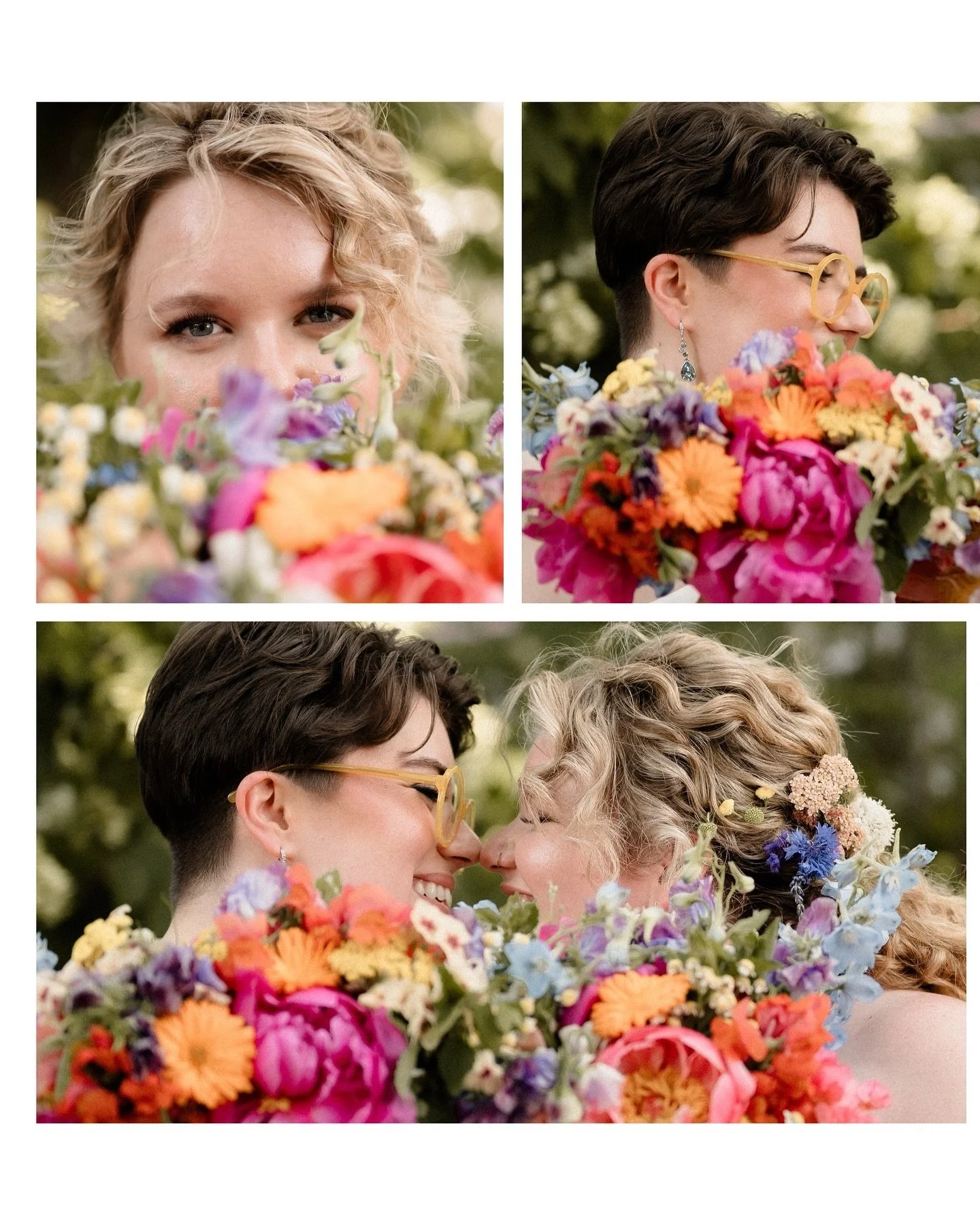 A little brightness and sunshine on this gloomy day 💐

Abby &amp; Carolyn were an absolute blast to work with! Watching their love shine was like witnessing pure magic - seriously, my heart melted in to a puddle. 

@eventsbyemily.pgh 
@national_avia