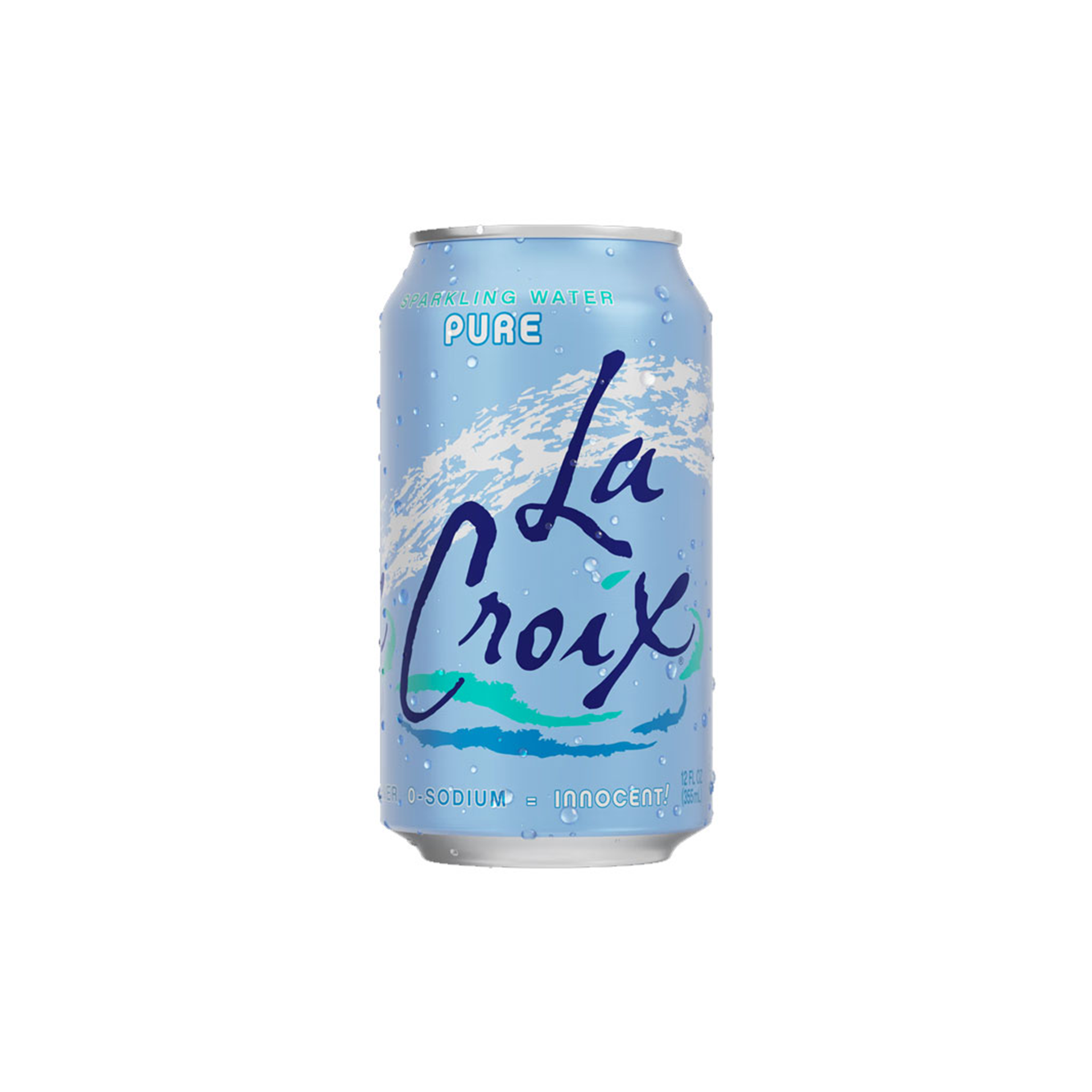 LaCroix sparkling water in a chilled can, a refreshing zero-calorie sparkling beverage option for burger, sandwich, and fast-casual dining guests.