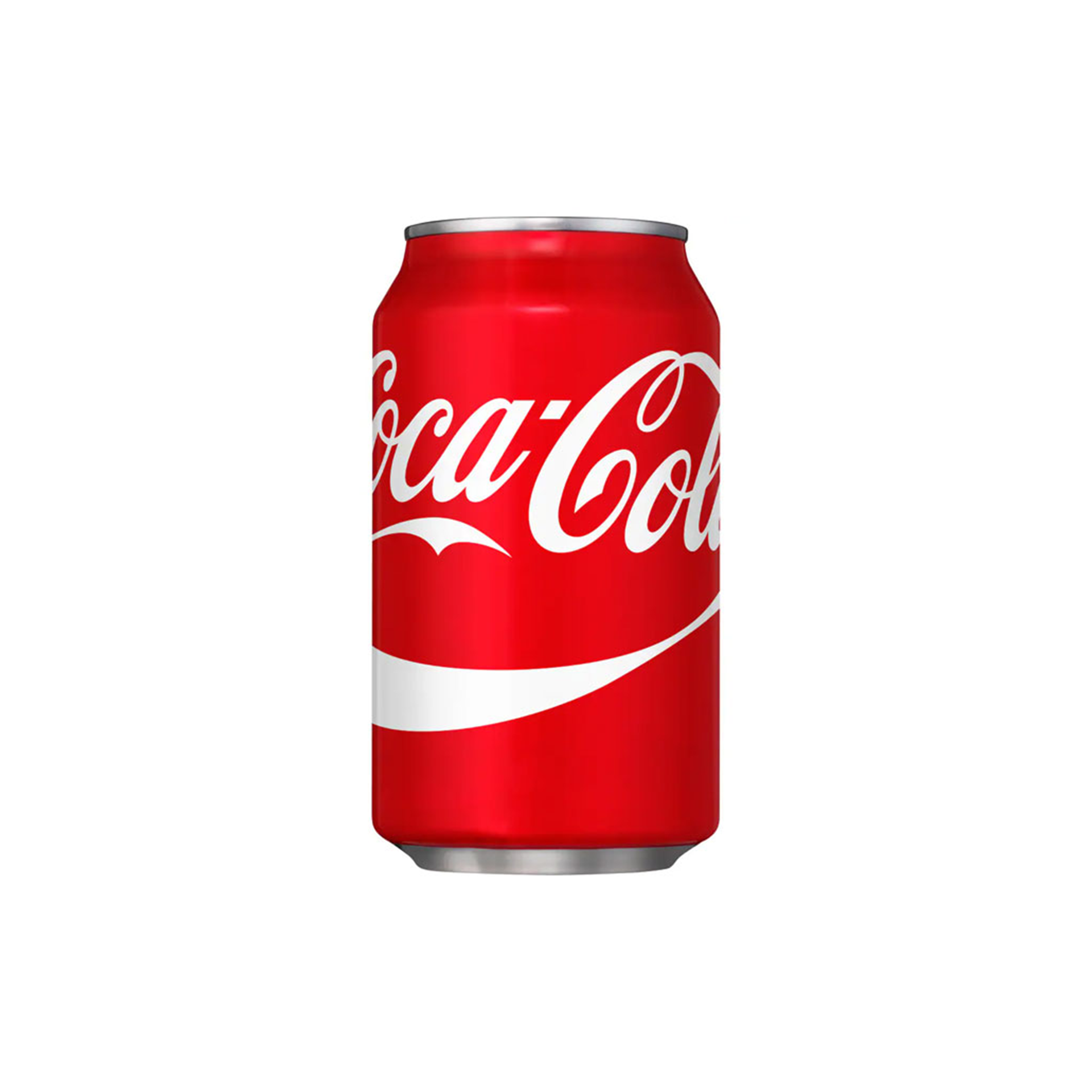 Ice-cold Coca-Cola served in a can, the classic soft drink choice to pair with smash burgers, fries, and American comfort food.