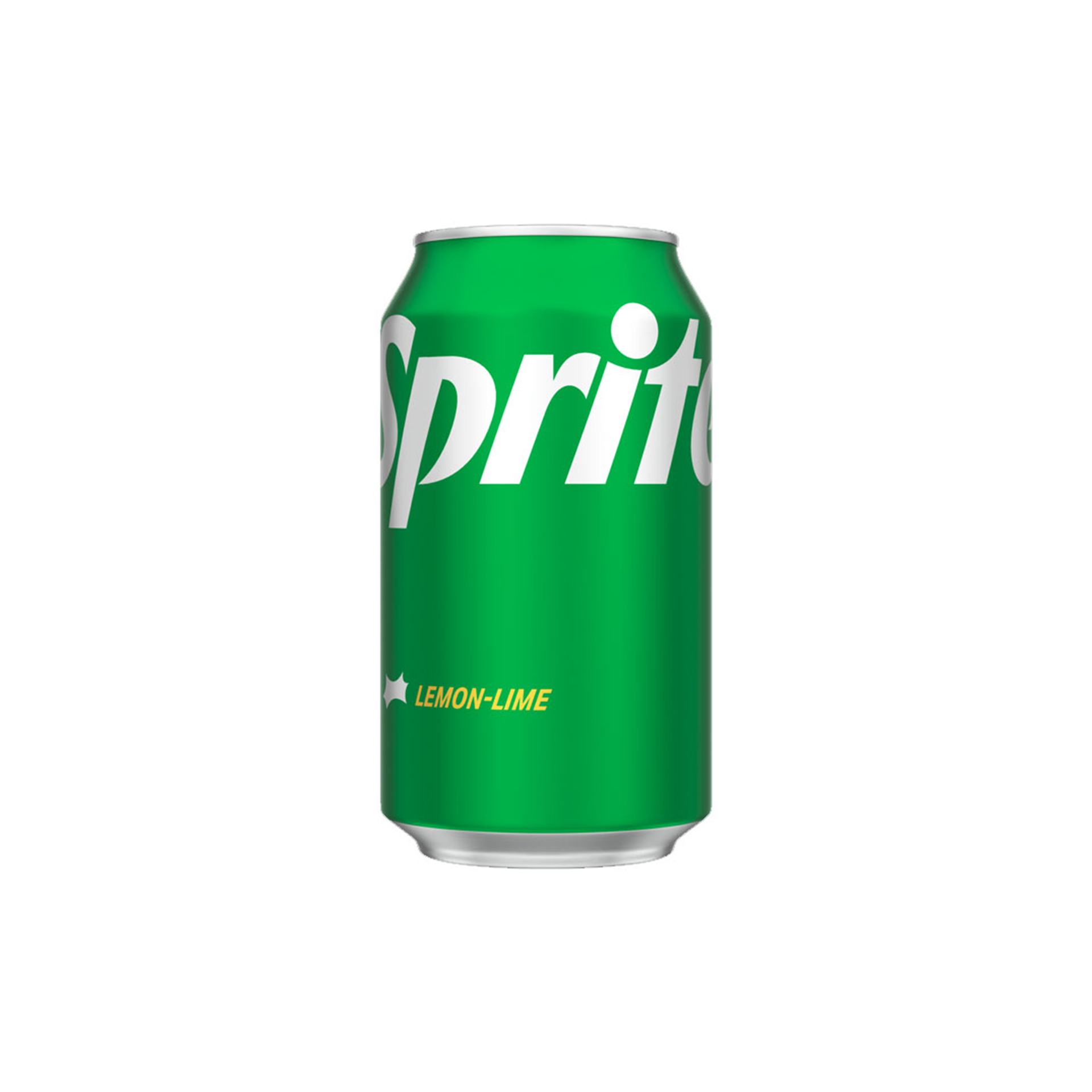 Cold Sprite lemon-lime soda in a can, a crisp and refreshing beverage that pairs perfectly with burgers, fries, and savory meals