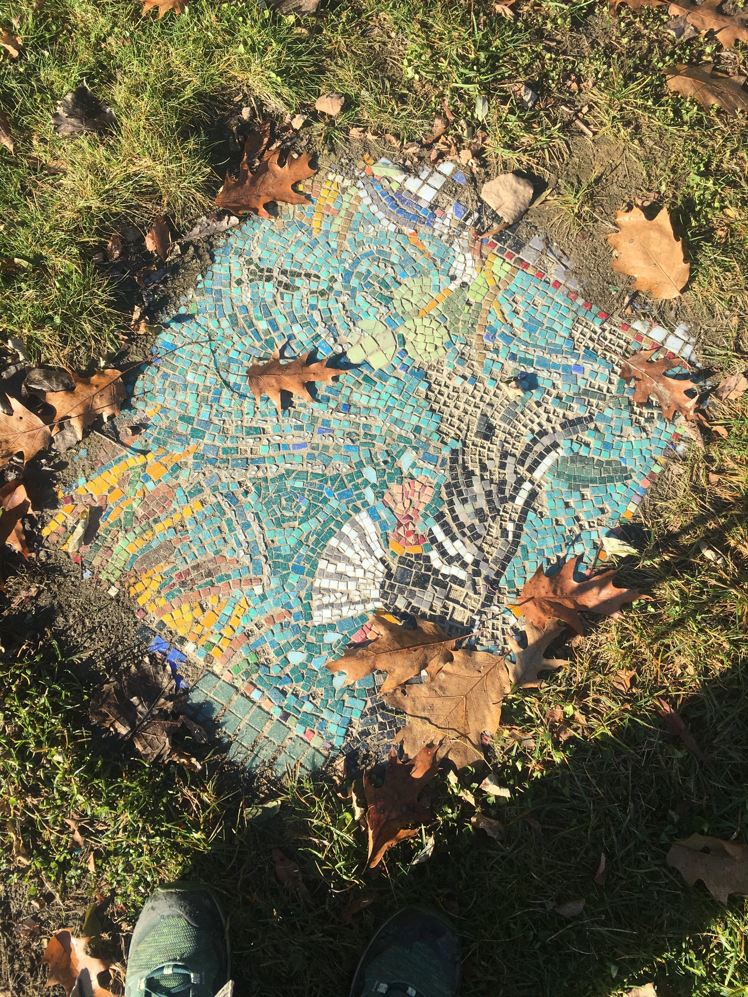 Mosaic stepping stone