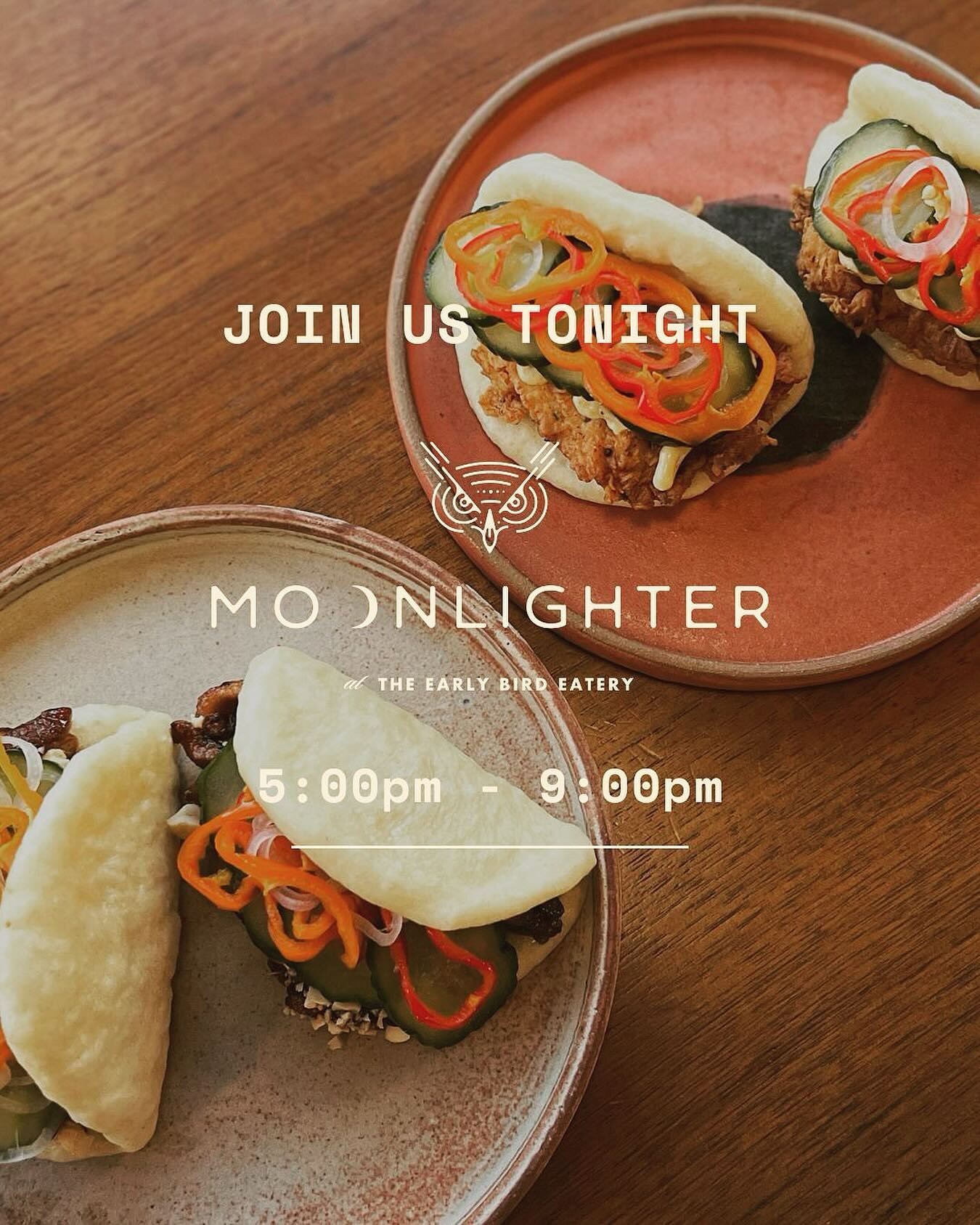 It&rsquo;s (almost) the weekend, but the good stuff starts tonight. Open 5pm-9pm, dine-in or carry-out. 

www.theearlybirdeatery.com/moonlighter

#goodfood #comfortfood #elevatedclassics #nightmoves #moonlighter #dtsouthbend
