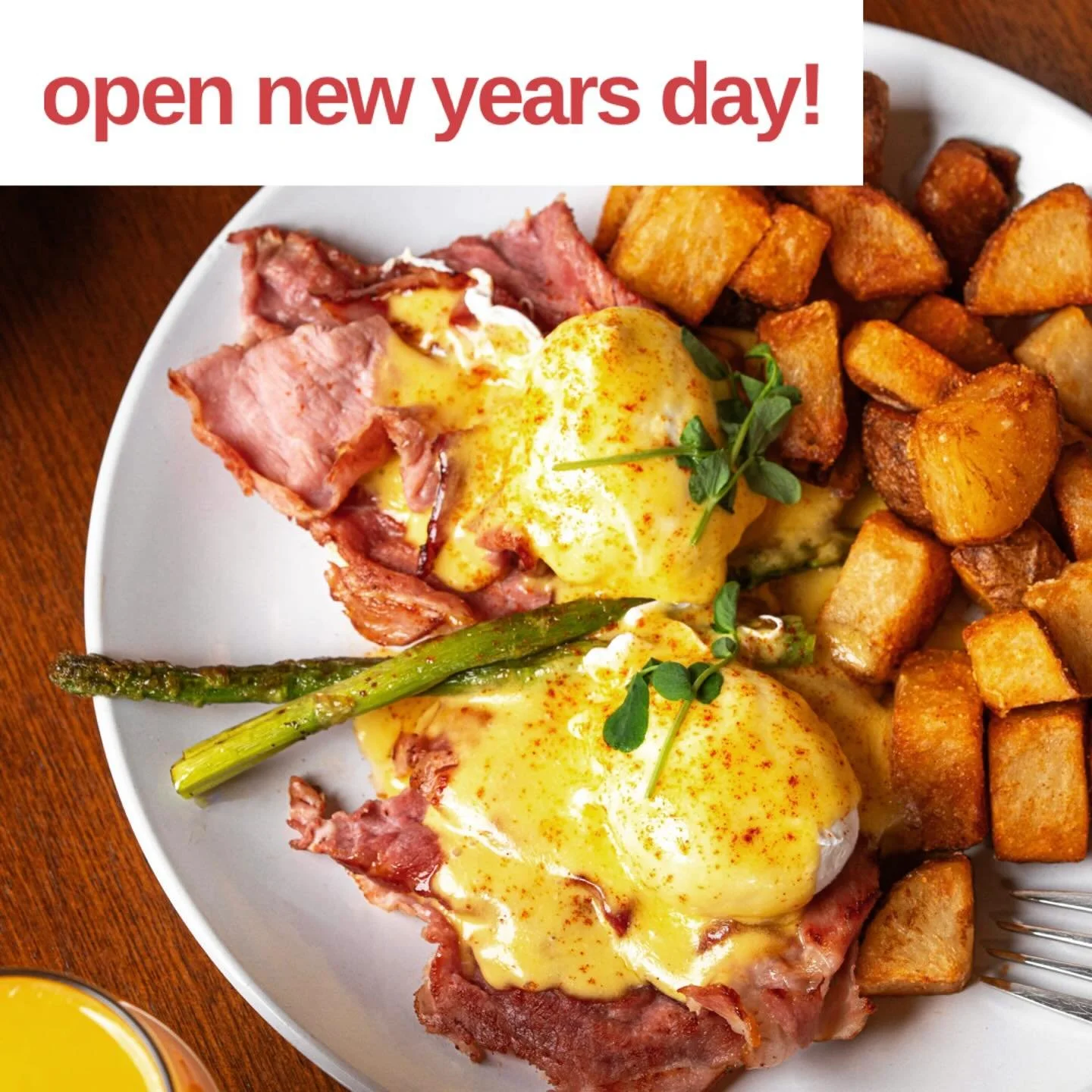 We&rsquo;re open on New Year&rsquo;s Day! Start the new year off right with some good food and friendly service. We will be open 9am-2pm, make your reservation now! 

Photo credit: @mixeats