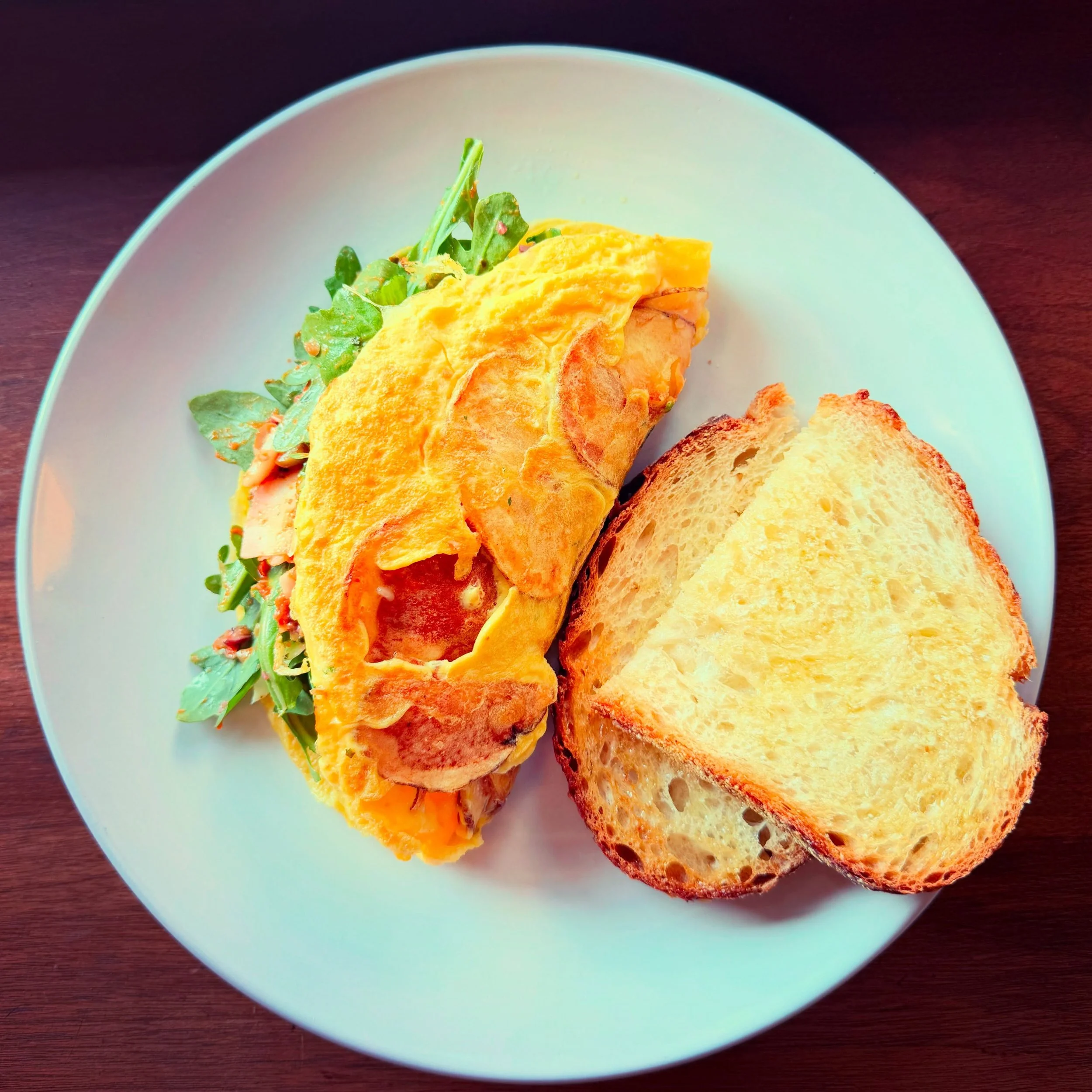 New month, new special! Spanish omelette: House Ranch Chips, Arugula, Romesco Sauce, Olive Tapenade, Manchego Cheese, Choice of Toast. Stop in and get yours now!

#spanishomelette #ranchchips #goodfood #fromscratch #theearlybirdeatery