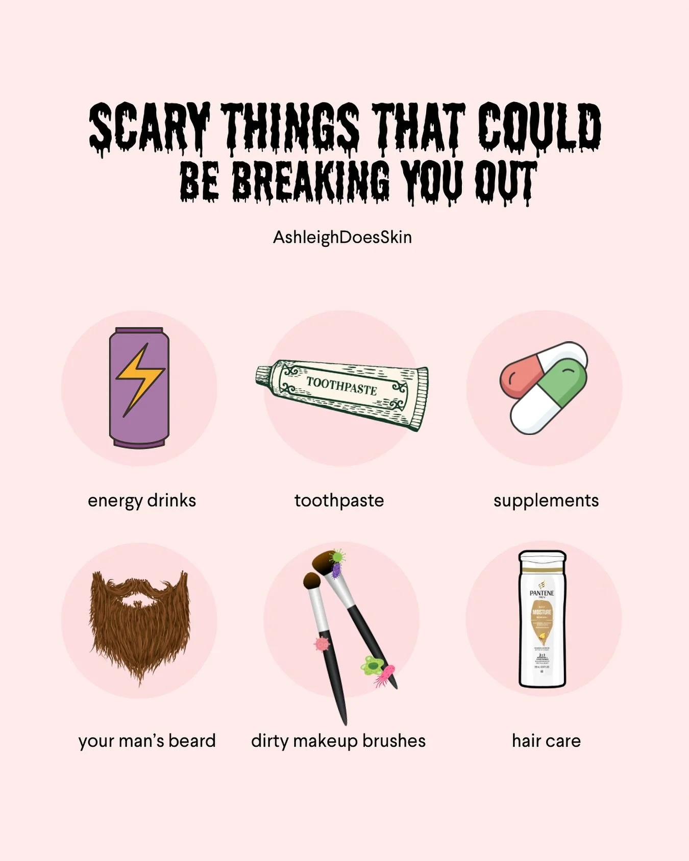 Breakouts giving you the chills? 🧟&zwj;♂️ One of these could be why 🧡

&bull;
&bull;
&bull;
&bull;
&bull;
&bull;
#huntsvilleesthetician #huntsvilleskincare #alabamaesthetician #alabamabride