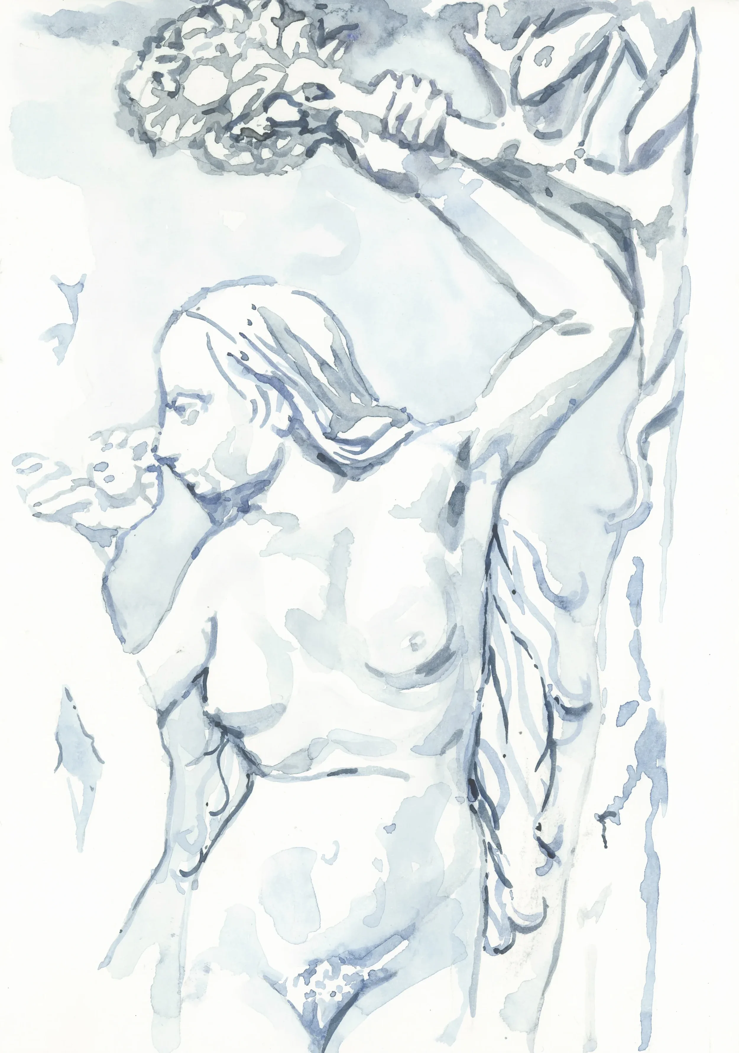 After-Ludwig-Krug-Adam-and-Eve,-The-Fall-of-Man-1514-2025-Watercolour-on-Paper-21x29.7cm-Clare-Thackway.webp