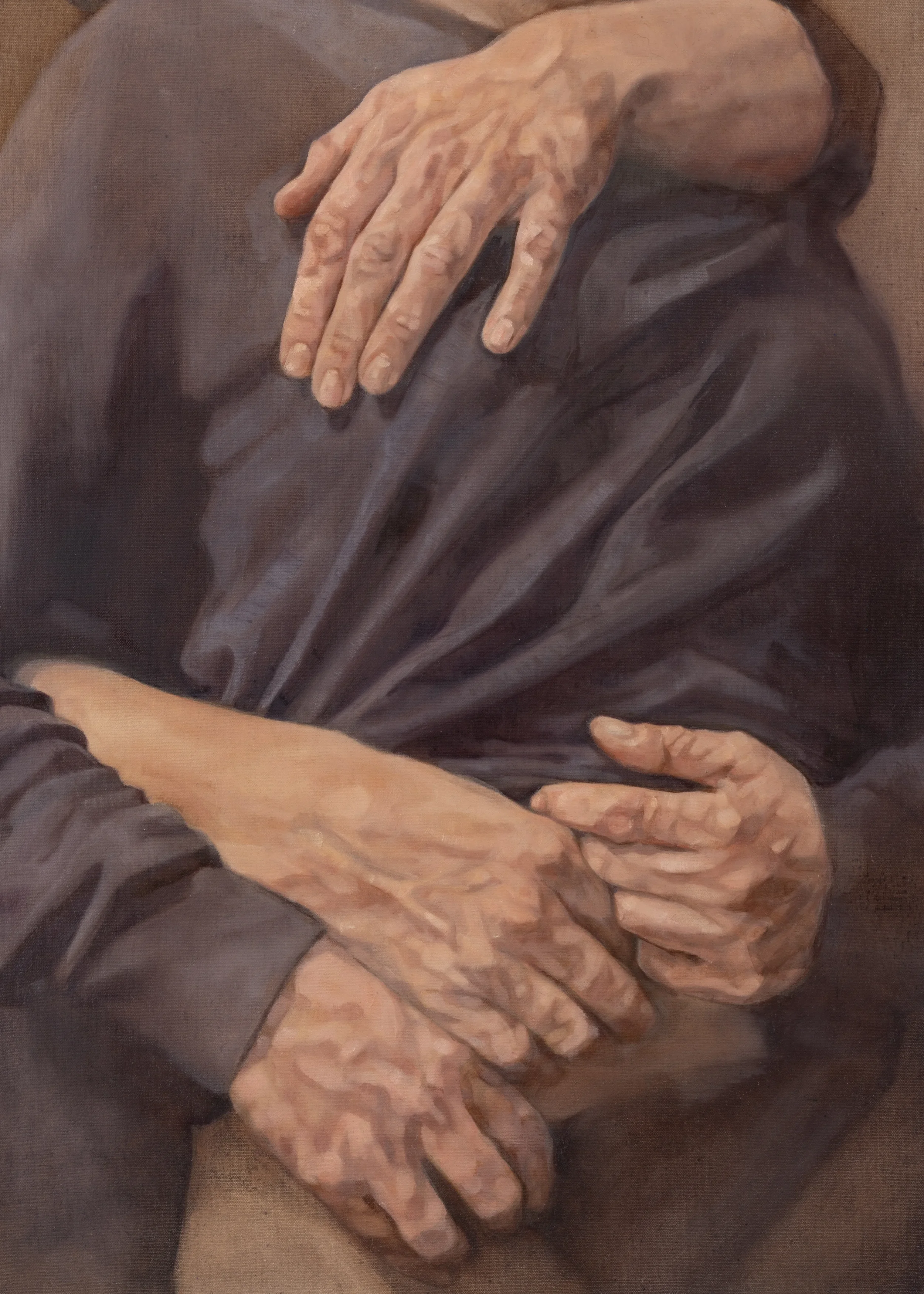 Stay Far Away 2026 Oil on Linen 70x50cm Clare Thackway
