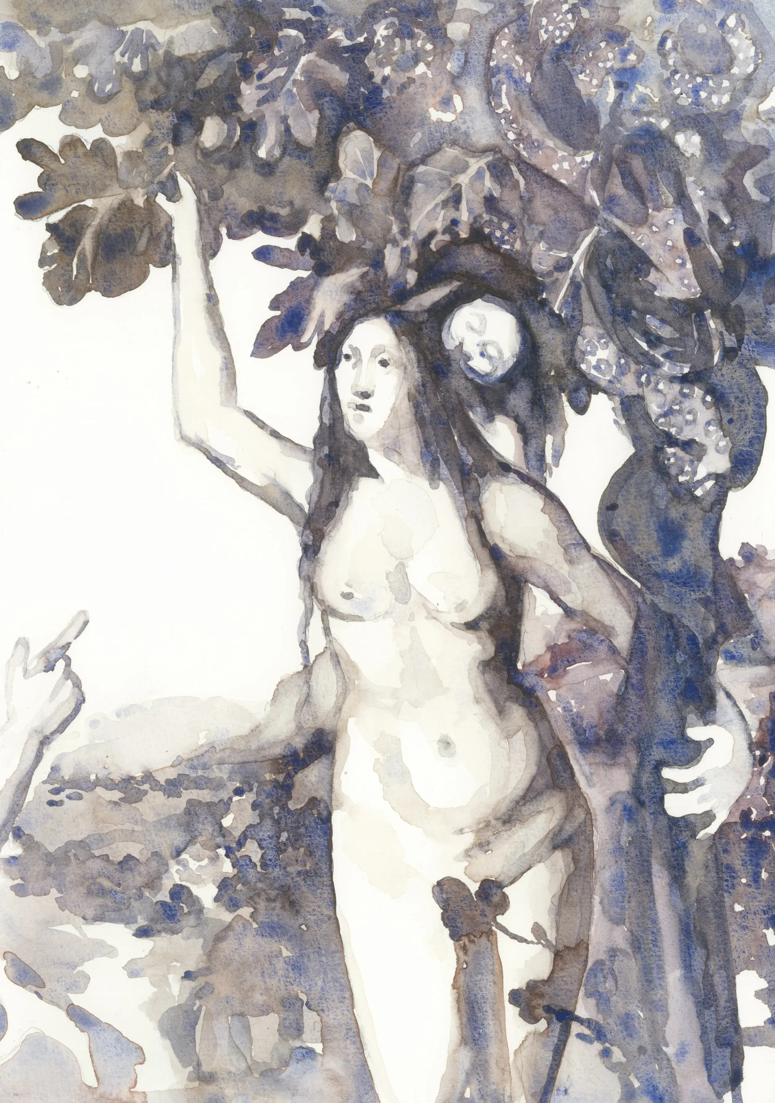 After-Mariotto-Albertinelli-The-Temptation-of-Adam-and-Eve-1509-1513-2025-Watercolour-on-Paper-21x29.7cm-Clare-Thackway.webp