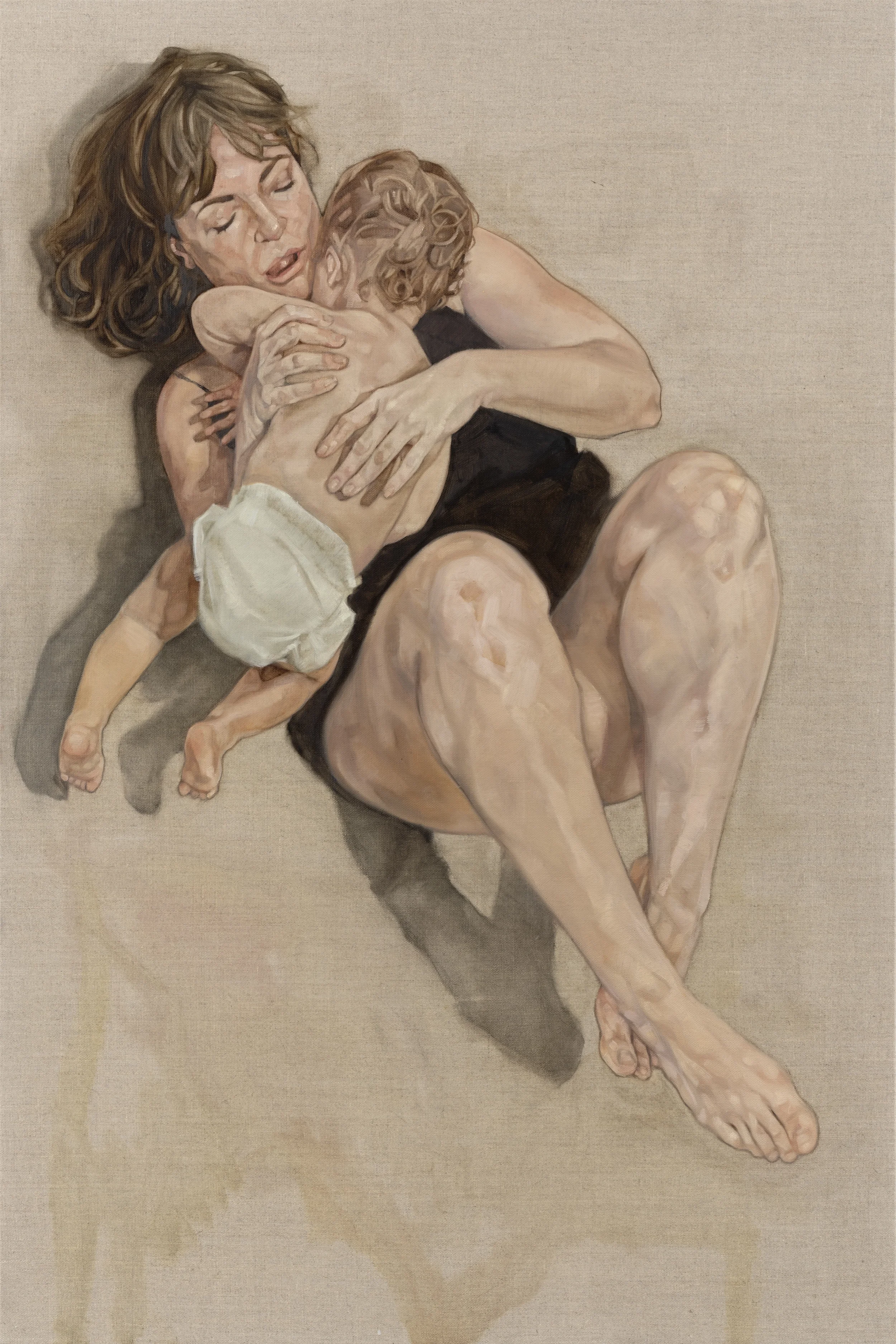 The Many Within Her II Giddy I 2026 Oil on Linen 120x80cm Clare Thackway
